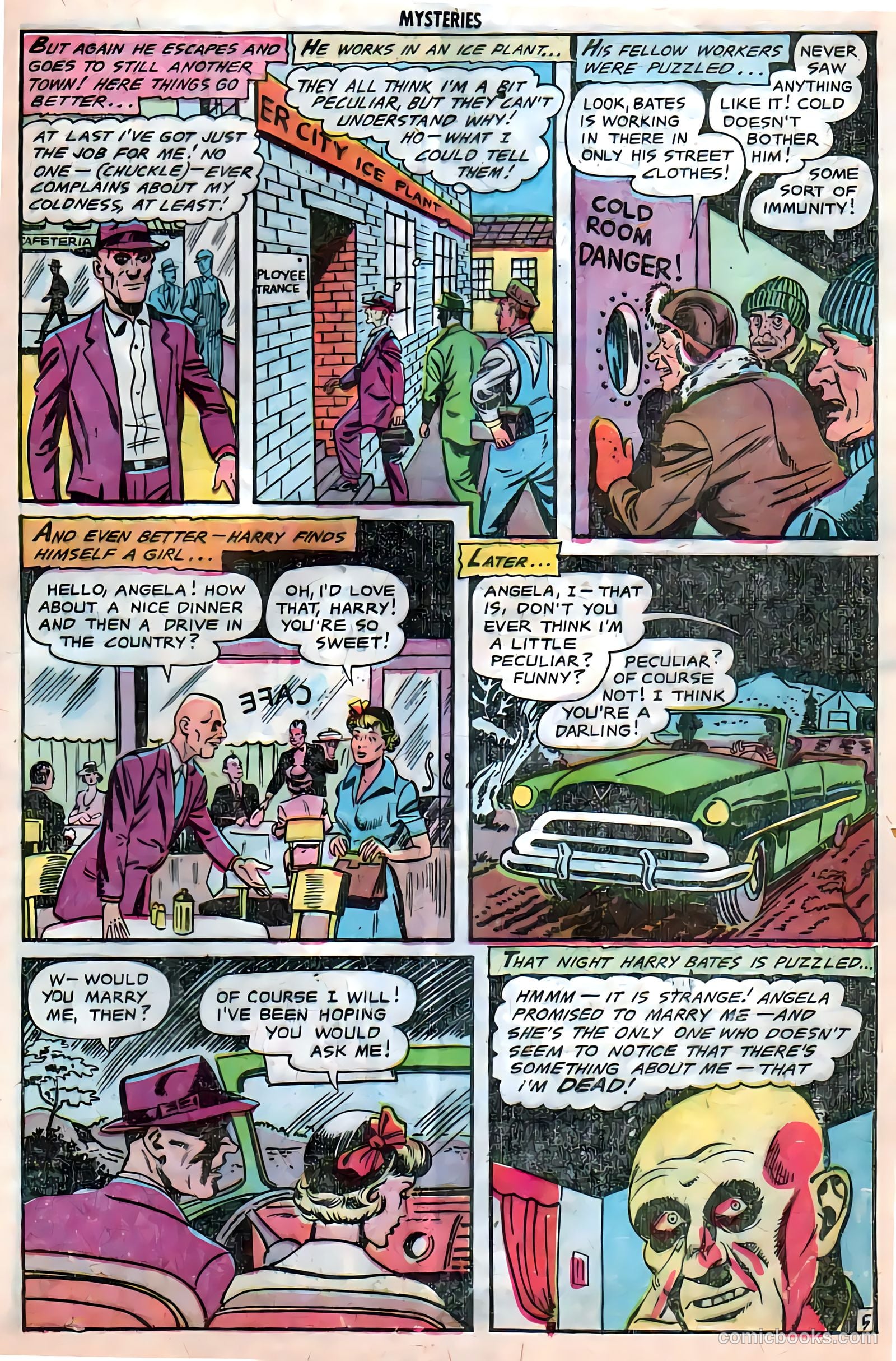 Mysteries Weird and Strange #8 — page 33 of 36