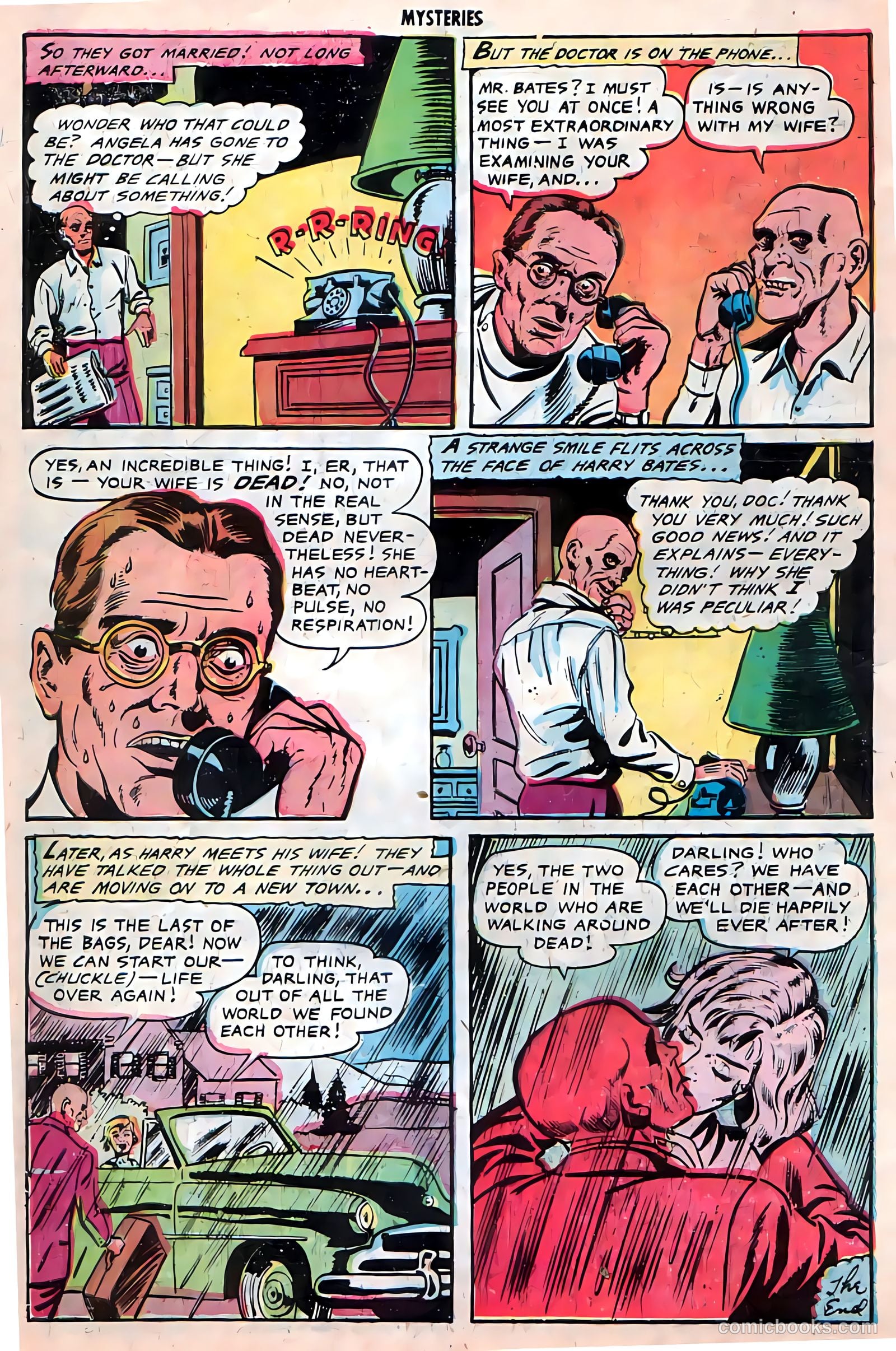 Mysteries Weird and Strange #8 — page 34 of 36