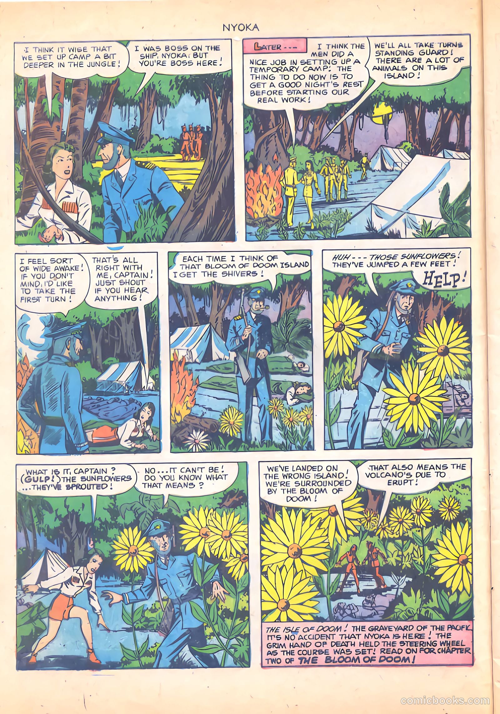 Nyoka the Jungle Girl #62 — page 8 of 36