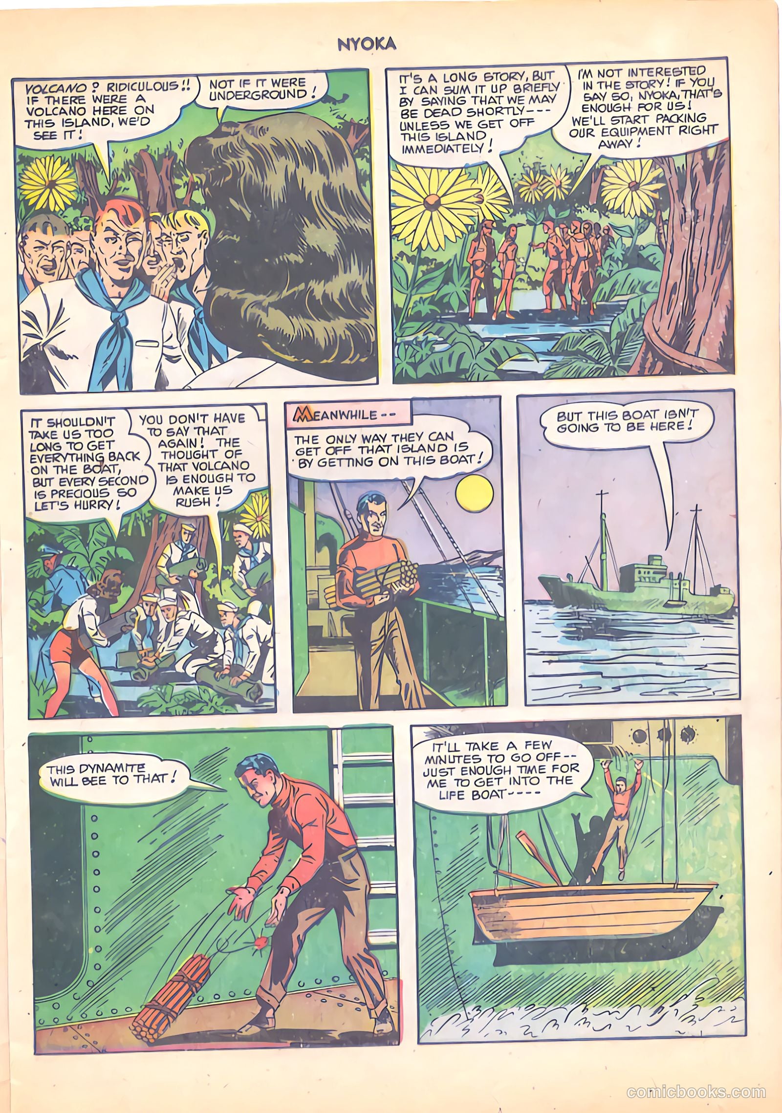 Nyoka the Jungle Girl #62 — page 15 of 36
