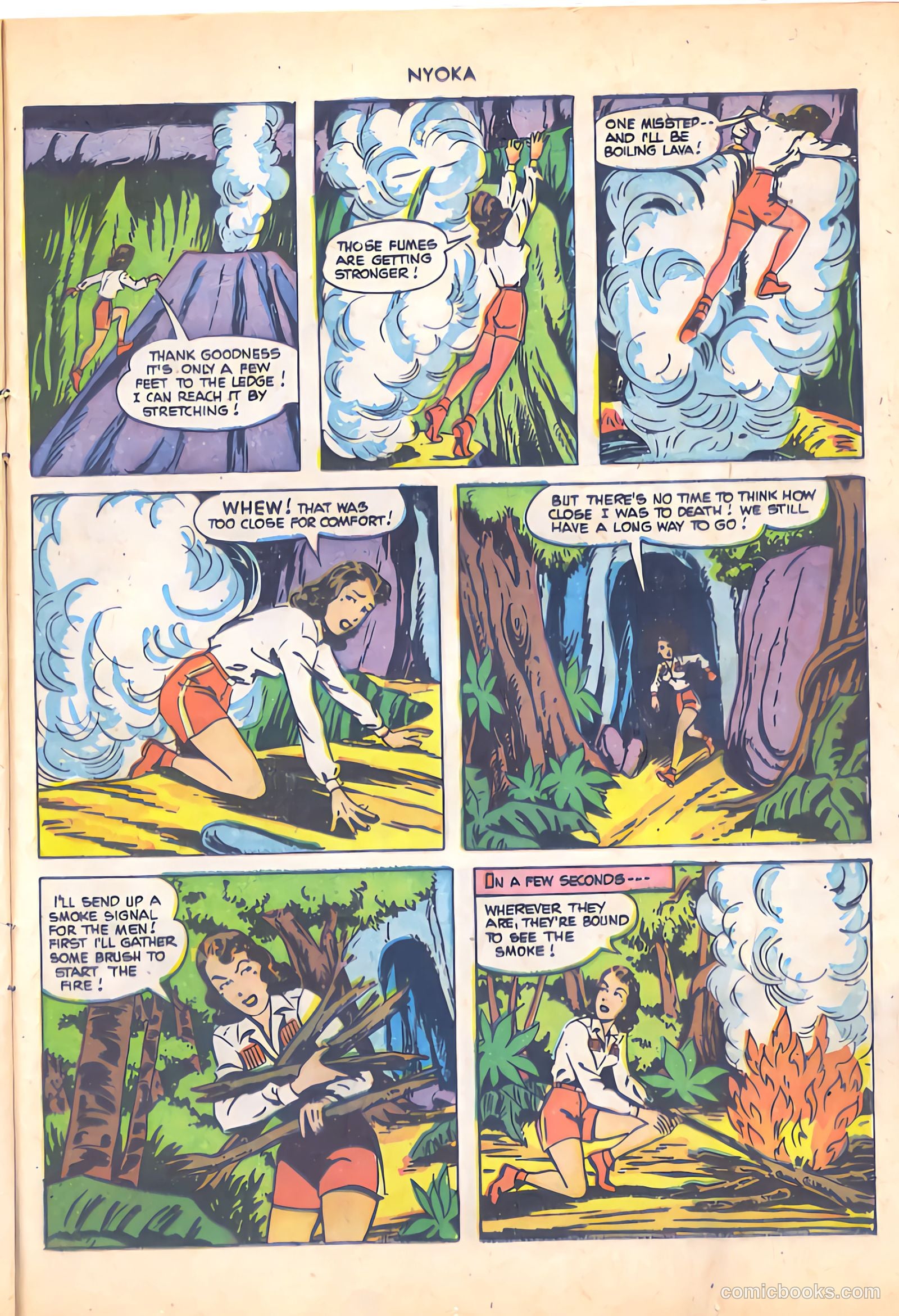 Nyoka the Jungle Girl #62 — page 25 of 36
