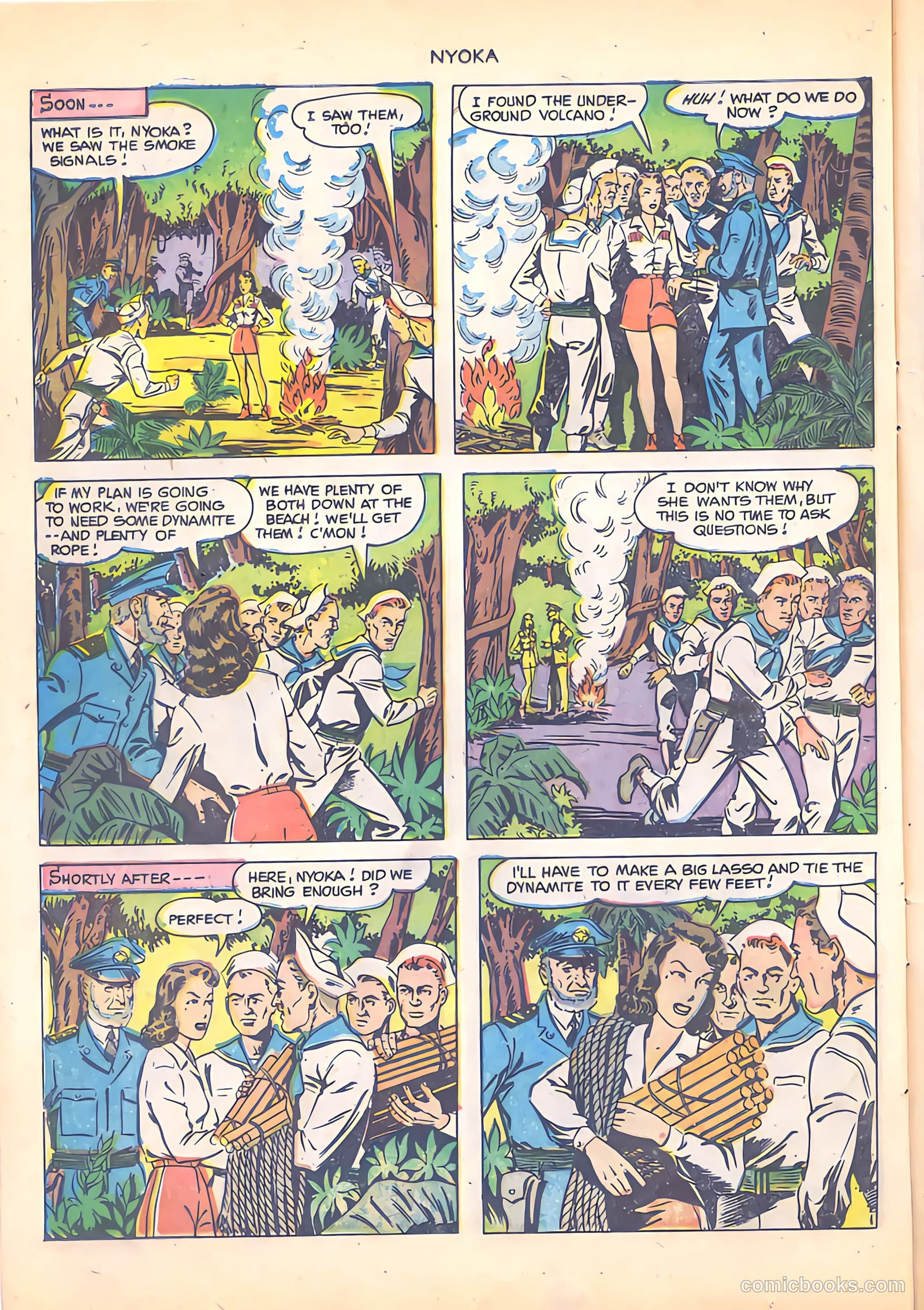 Nyoka the Jungle Girl #62 — page 26 of 36