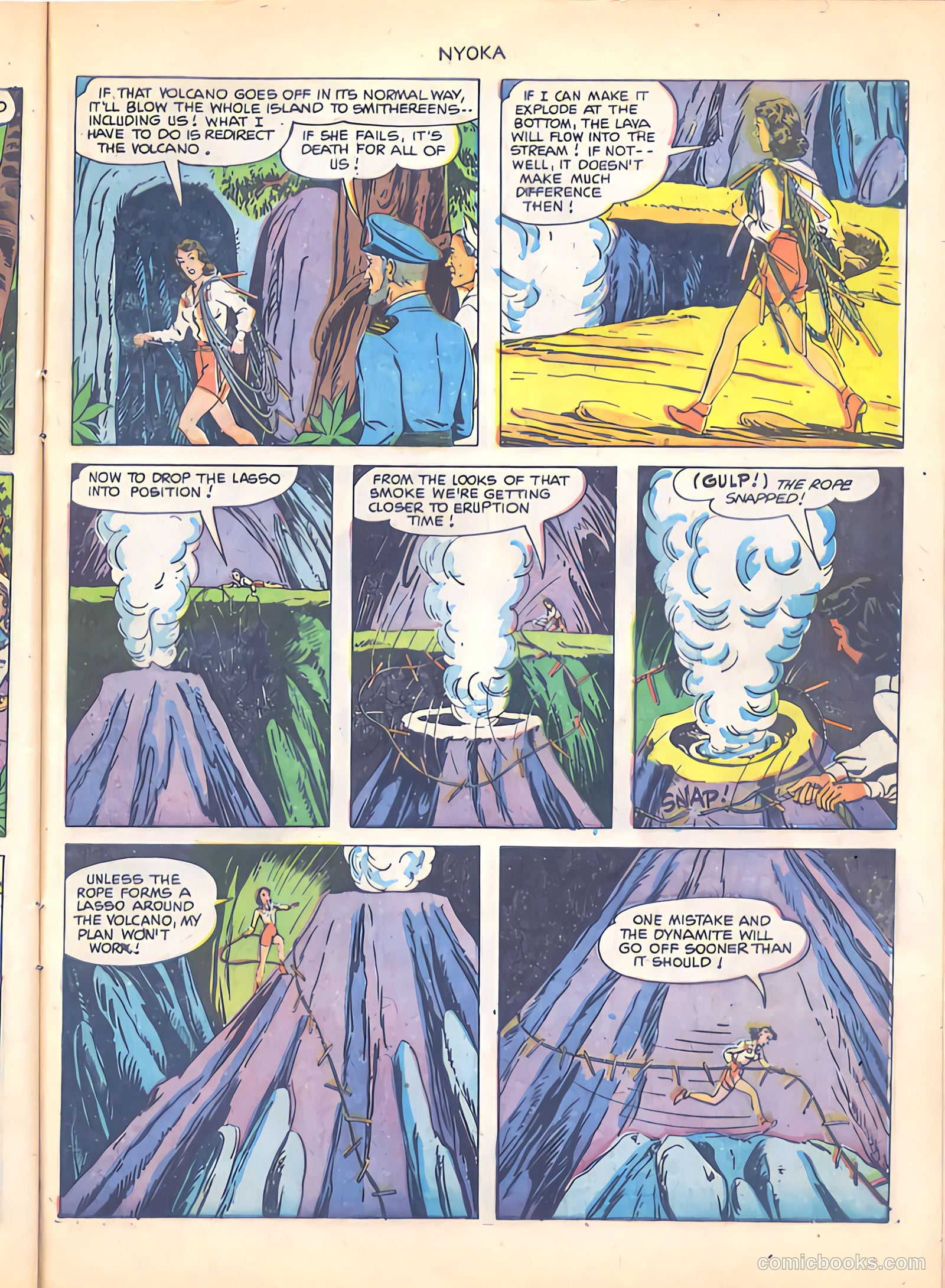 Nyoka the Jungle Girl #62 — page 27 of 36