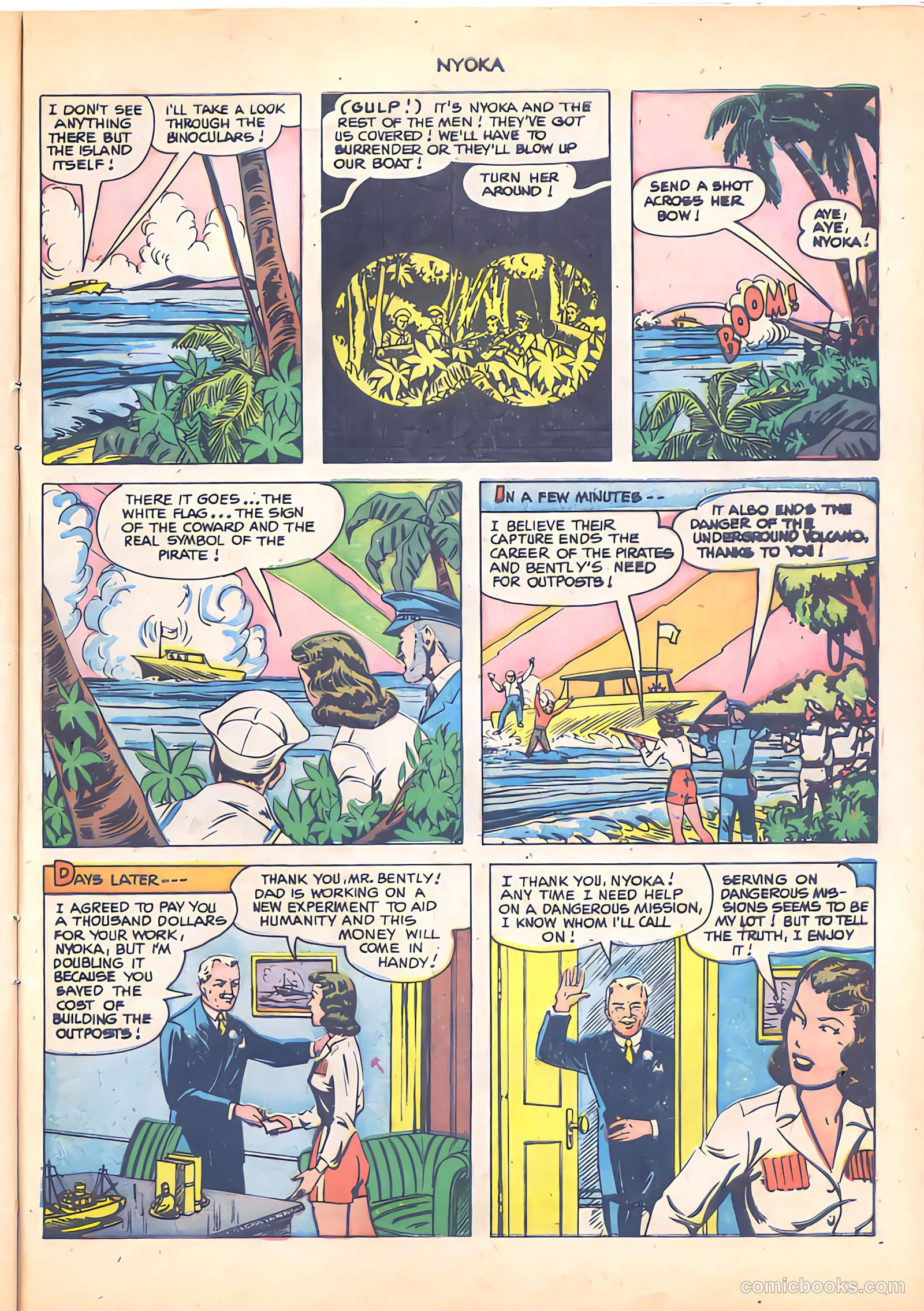 Nyoka the Jungle Girl #62 — page 29 of 36