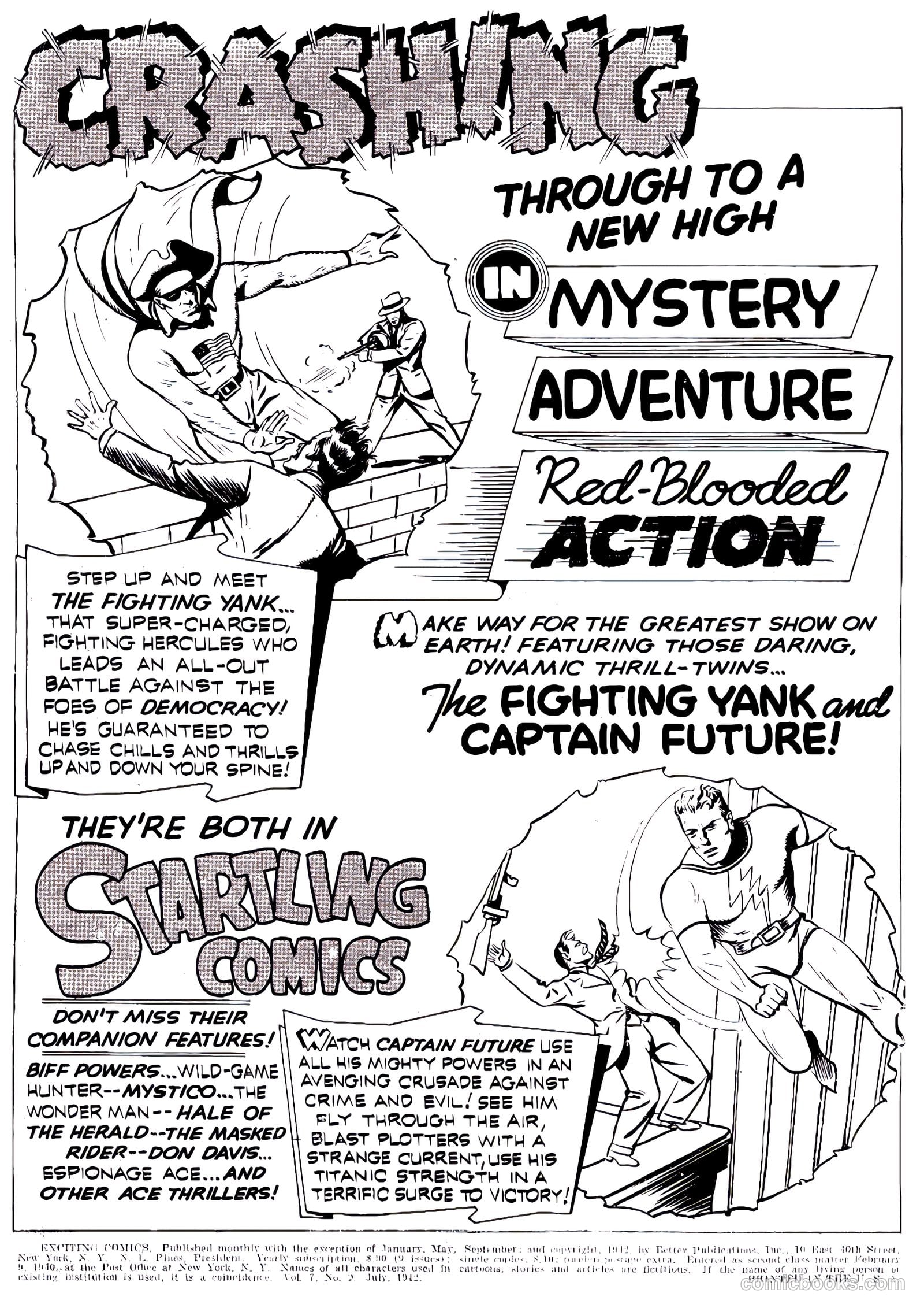 Exciting Comics #20 — page 3 of 67