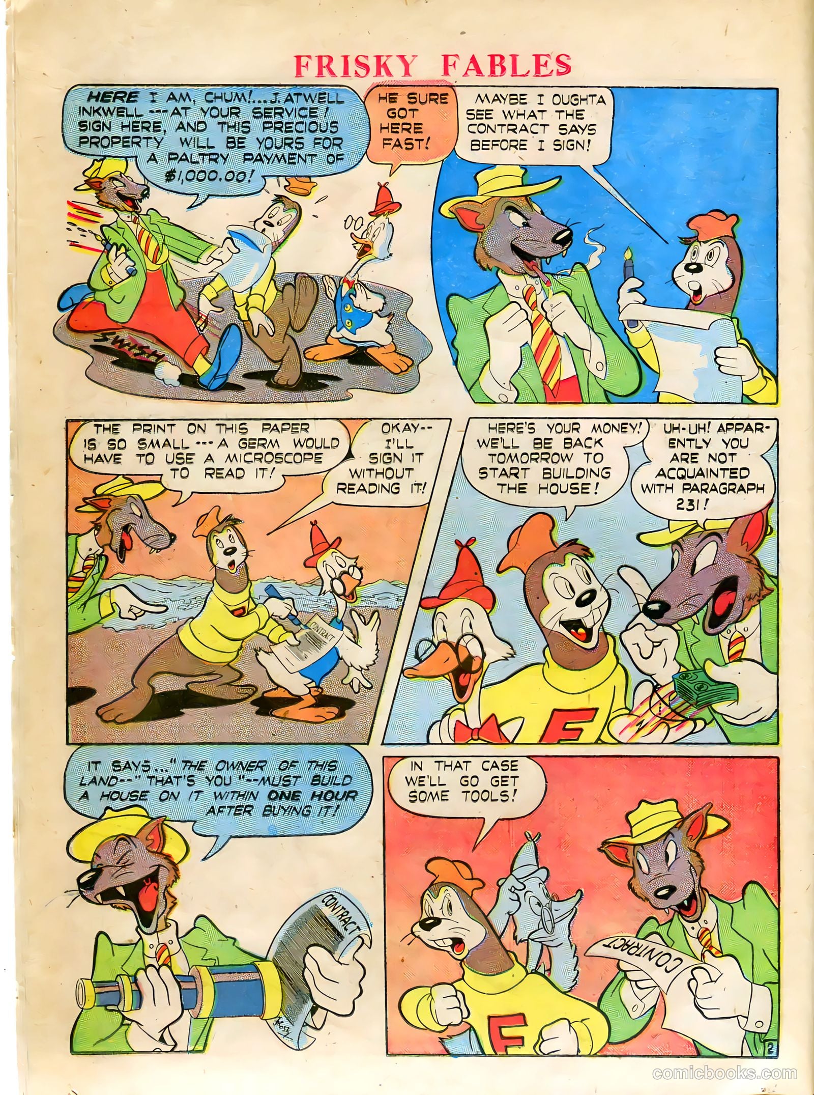 Frisky Fables #10 — page 20 of 52