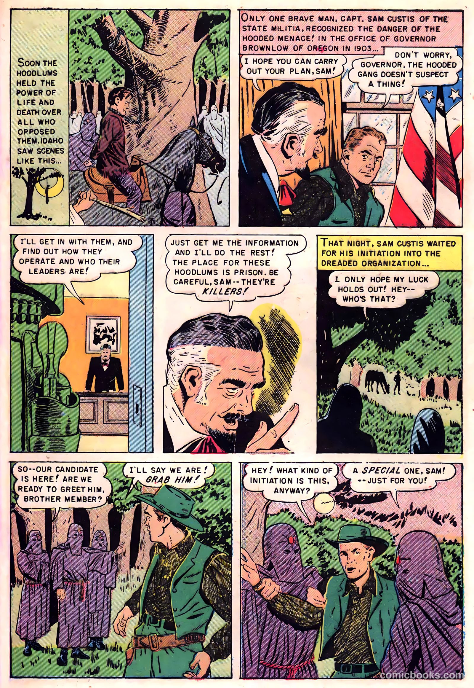 hooded menace nn #nn — page 9 of 36