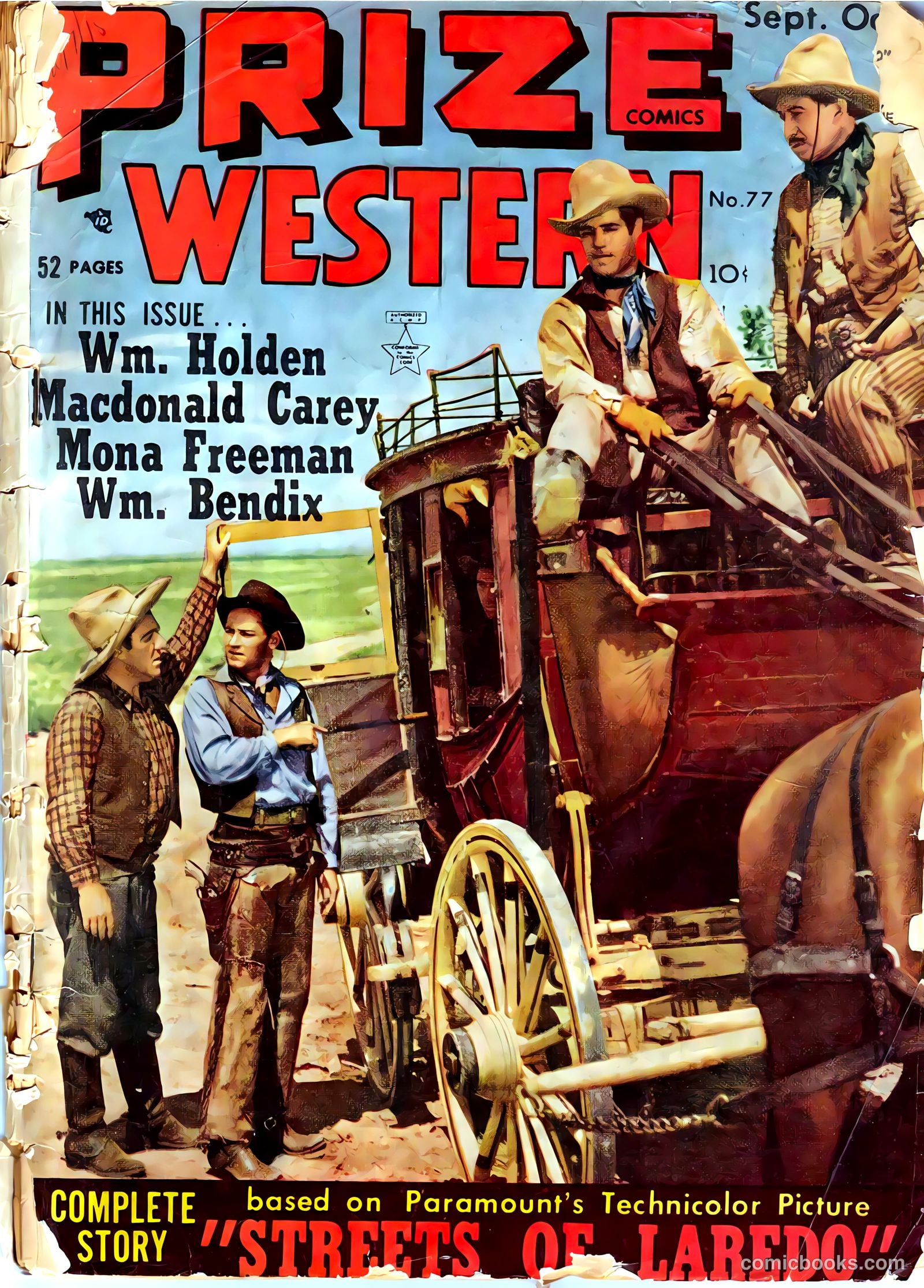 Prize Comics Western #77 — page 1 of 52