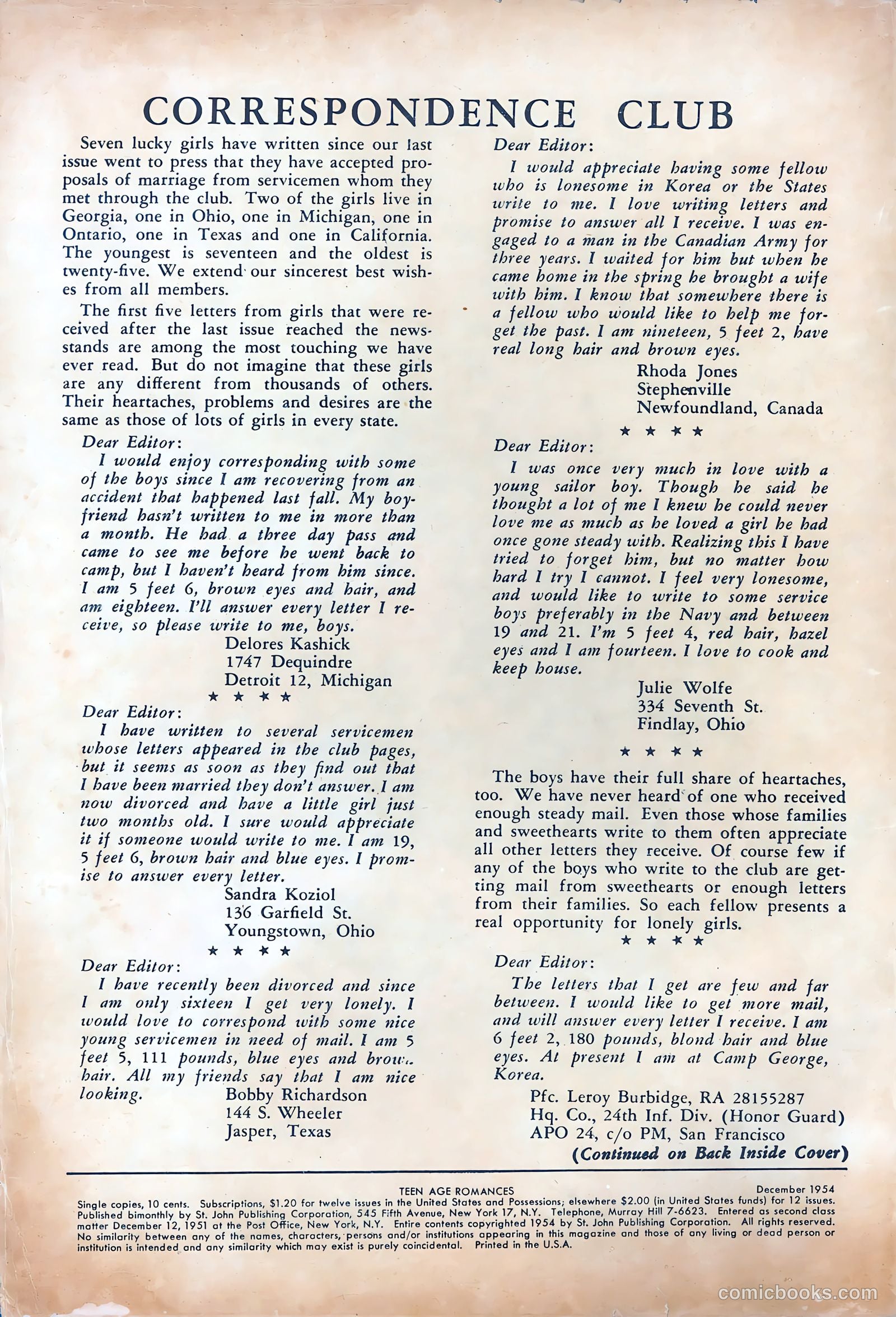 Teen-Age Romances #40 — page 2 of 36