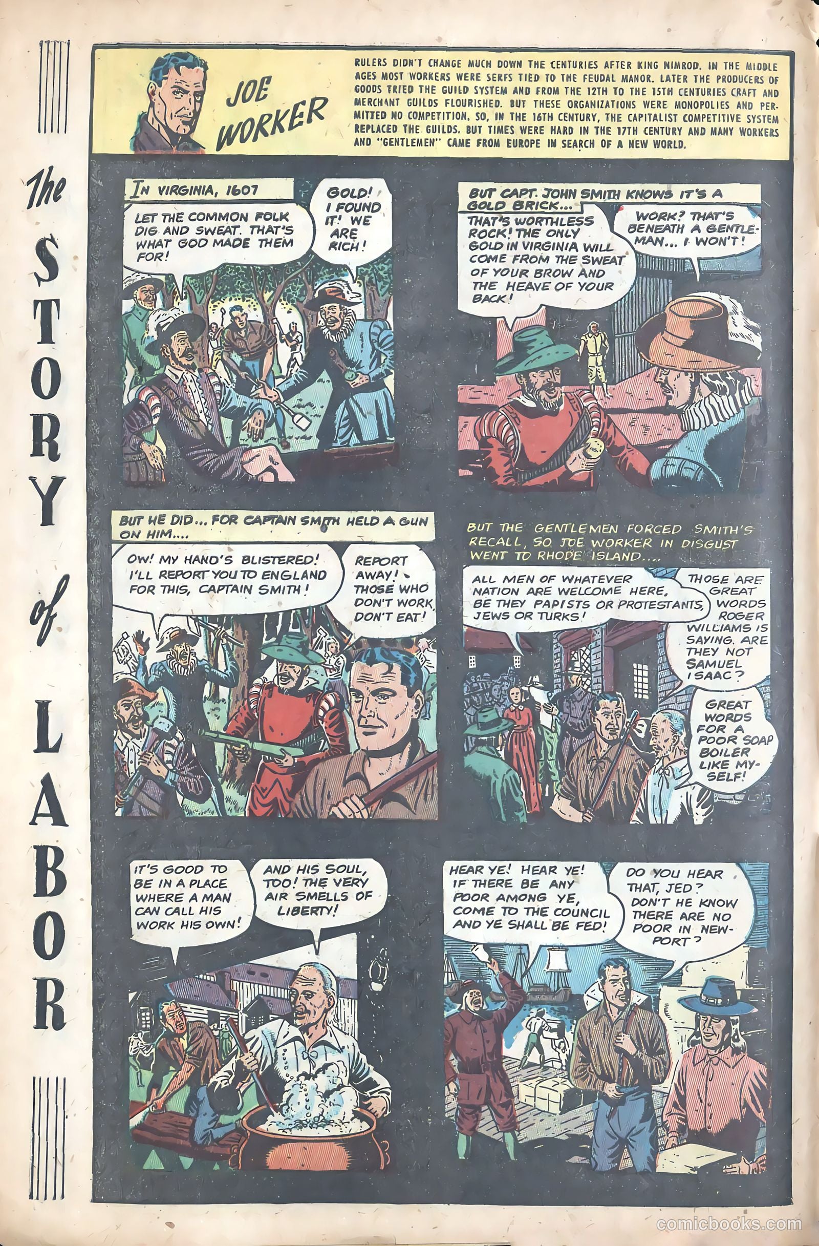 Joe Worker and the Story of Labor #nn — page 4 of 47