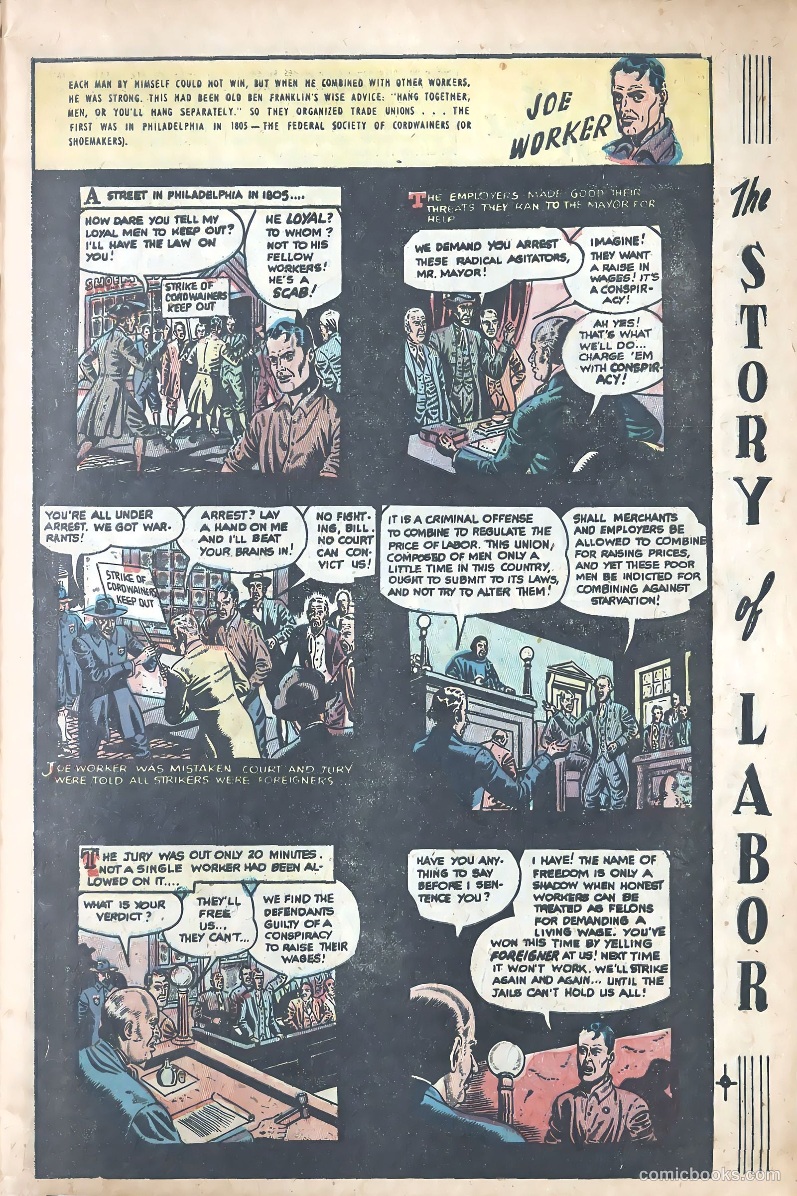 Joe Worker and the Story of Labor #nn — page 7 of 47