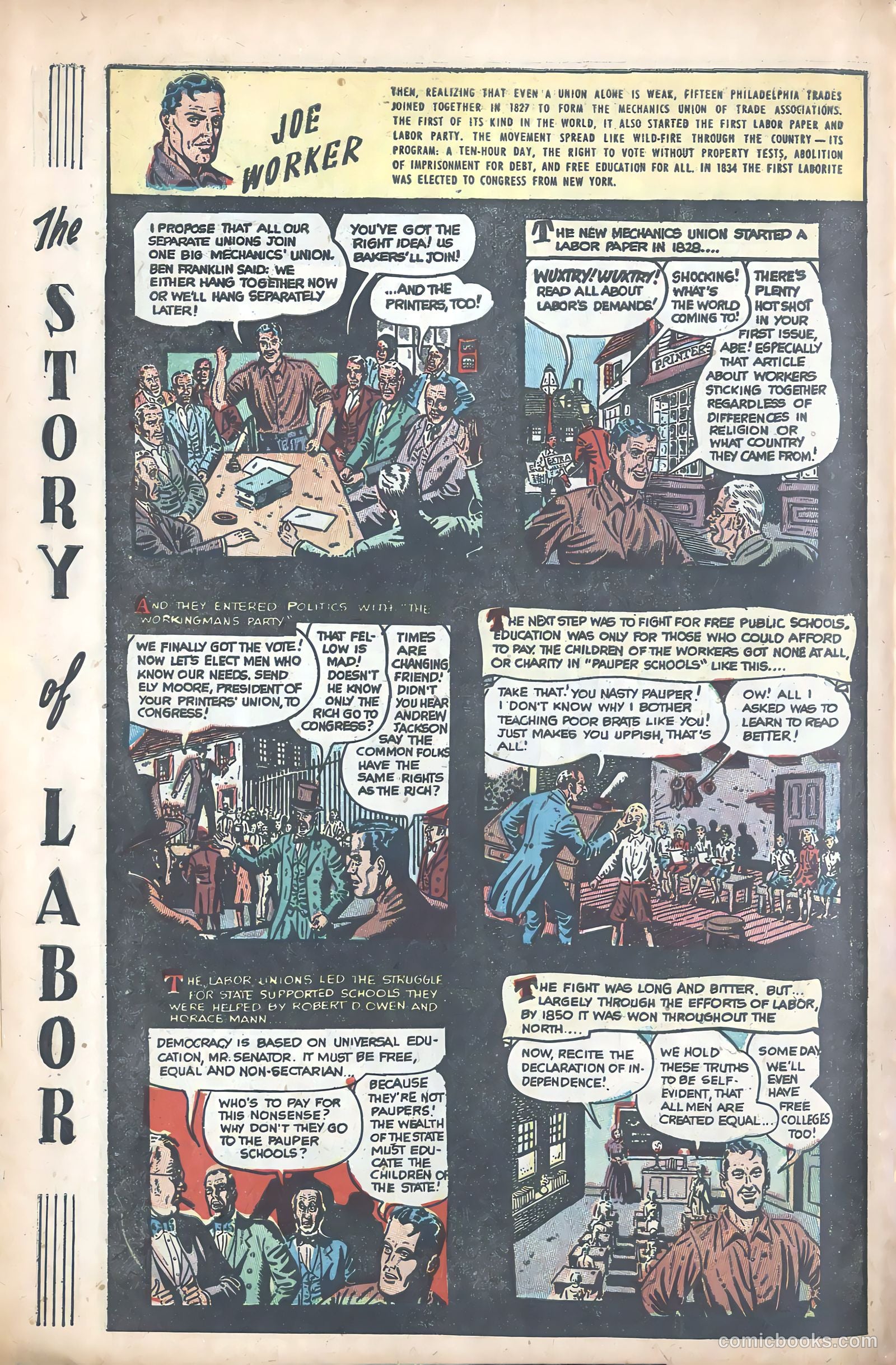 Joe Worker and the Story of Labor #nn — page 8 of 47
