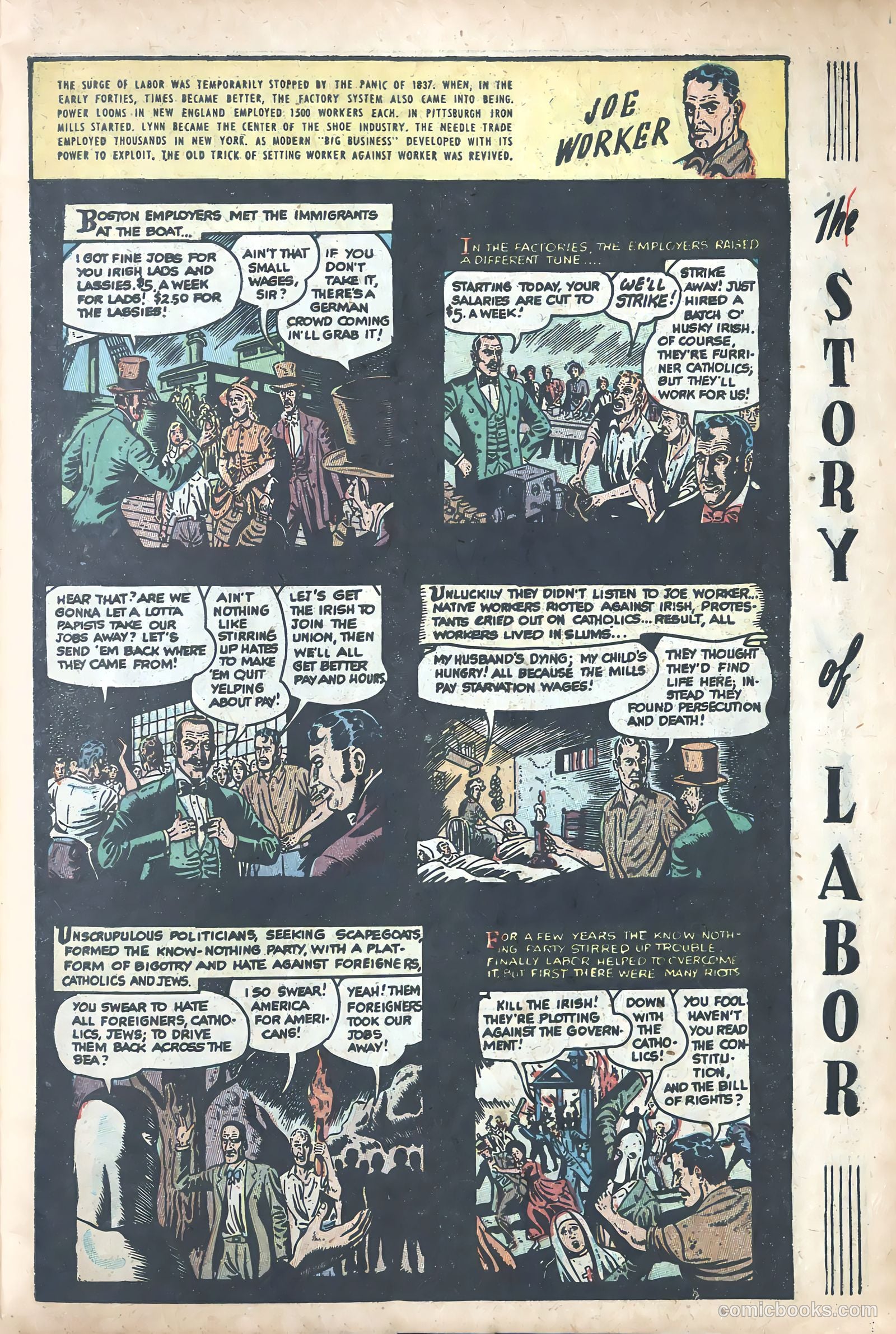 Joe Worker and the Story of Labor #nn — page 9 of 47