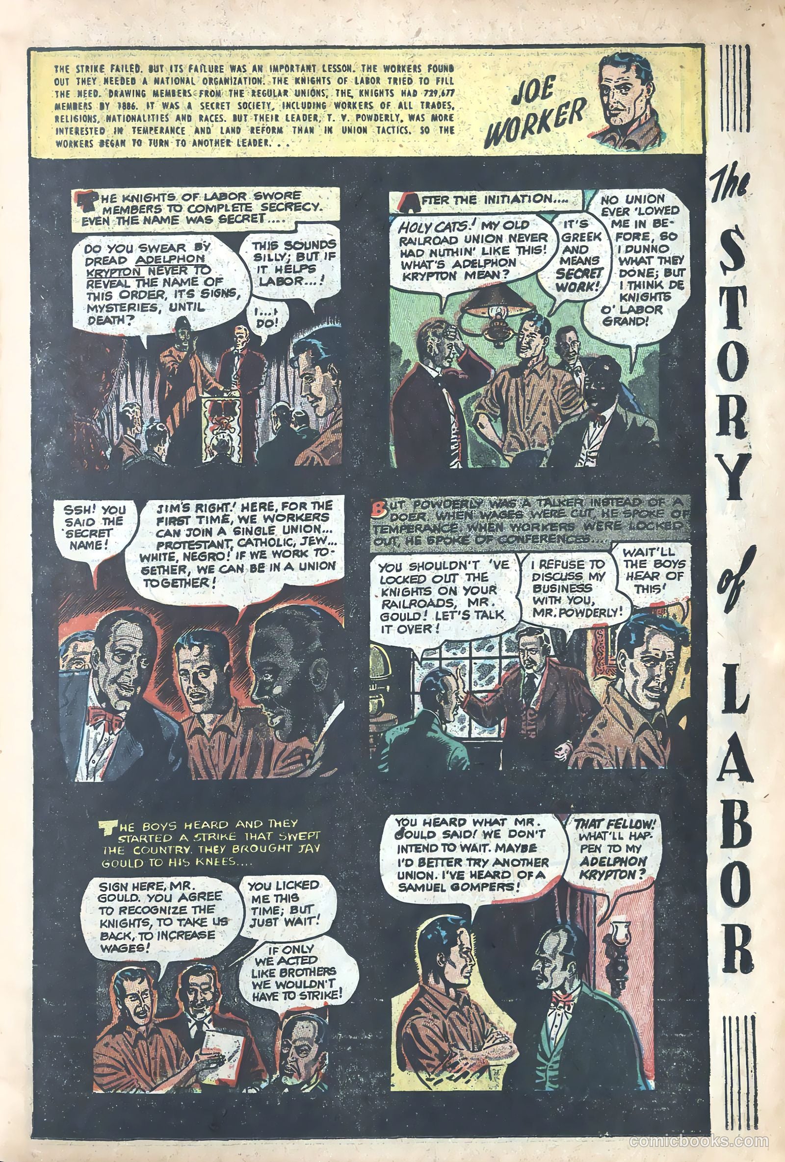 Joe Worker and the Story of Labor #nn — page 13 of 47