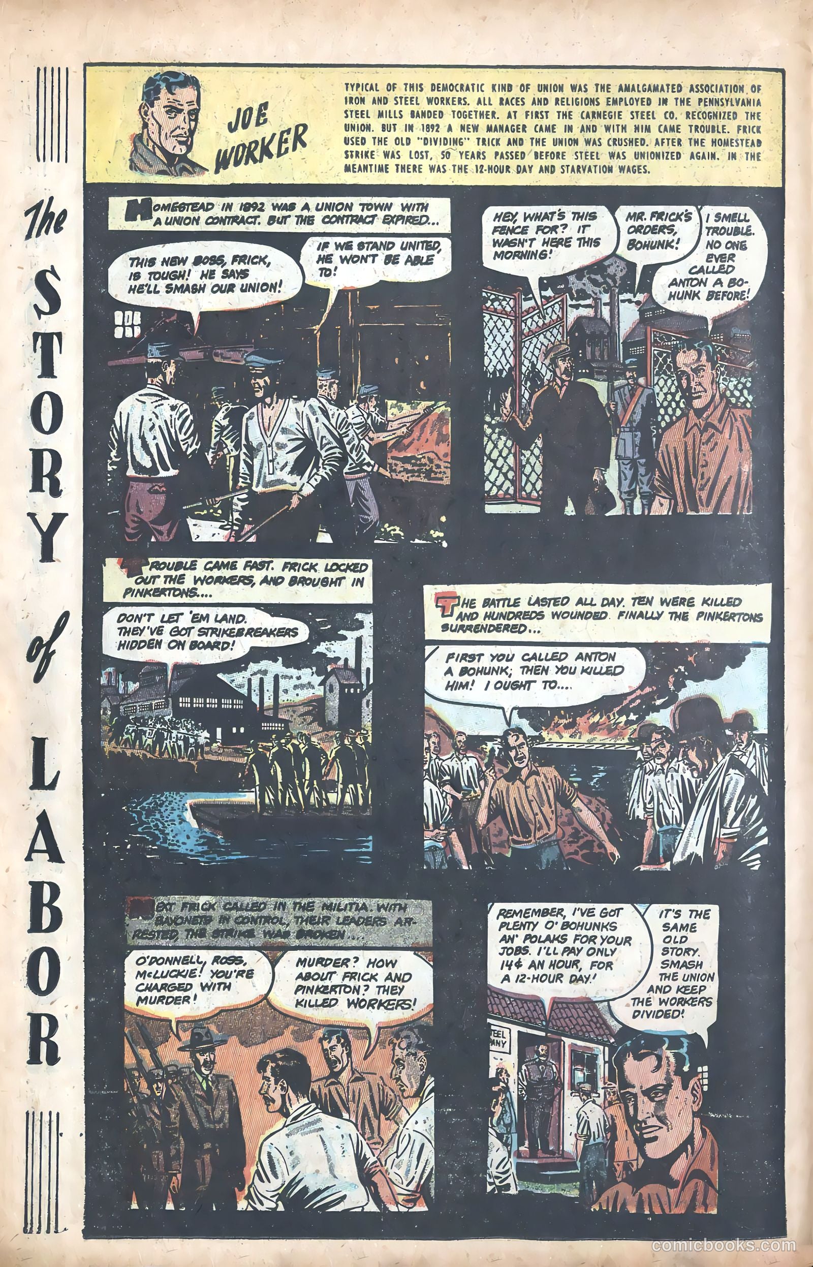 Joe Worker and the Story of Labor #nn — page 16 of 47