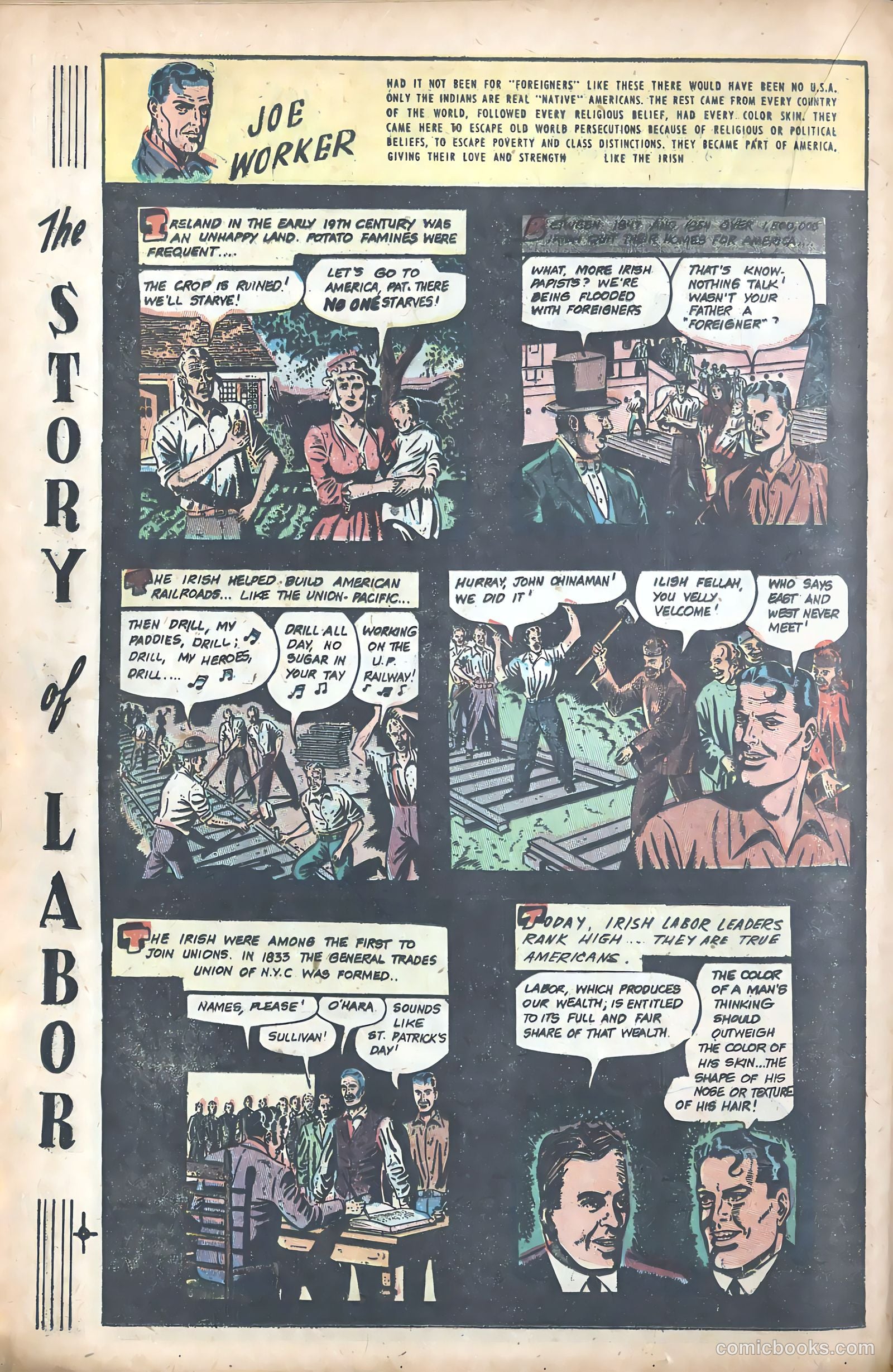 Joe Worker and the Story of Labor #nn — page 18 of 47