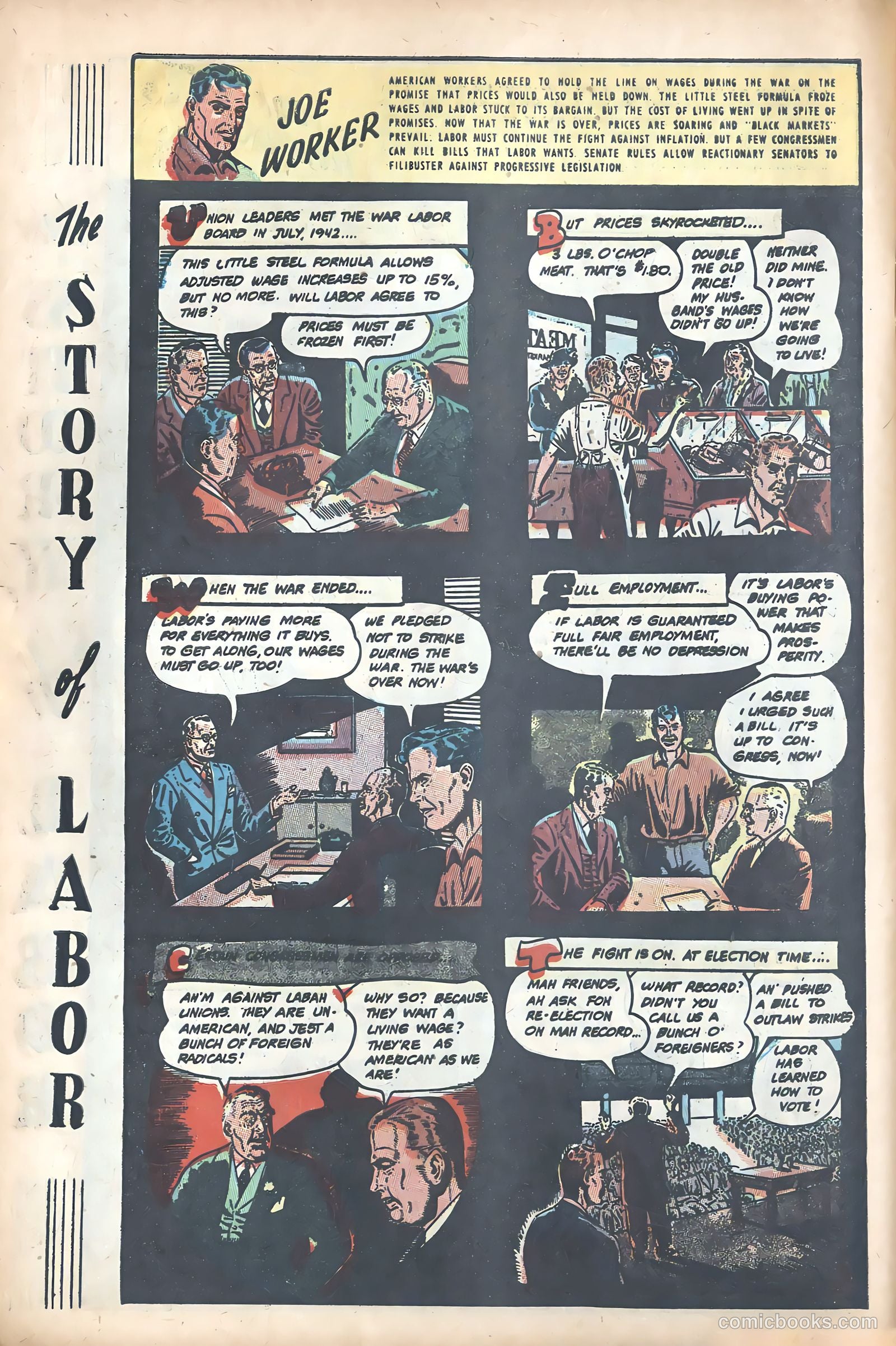 Joe Worker and the Story of Labor #nn — page 38 of 47