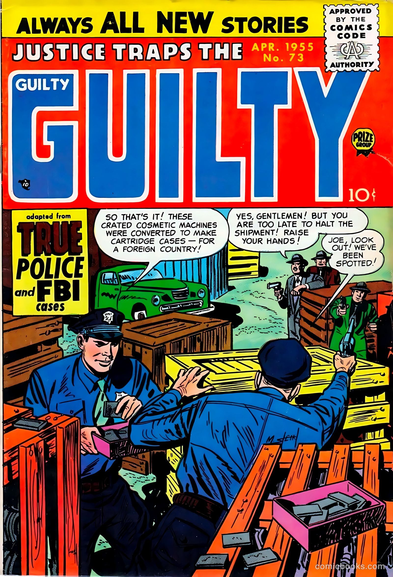 Justice Traps the Guilty #73 — page 1 of 38