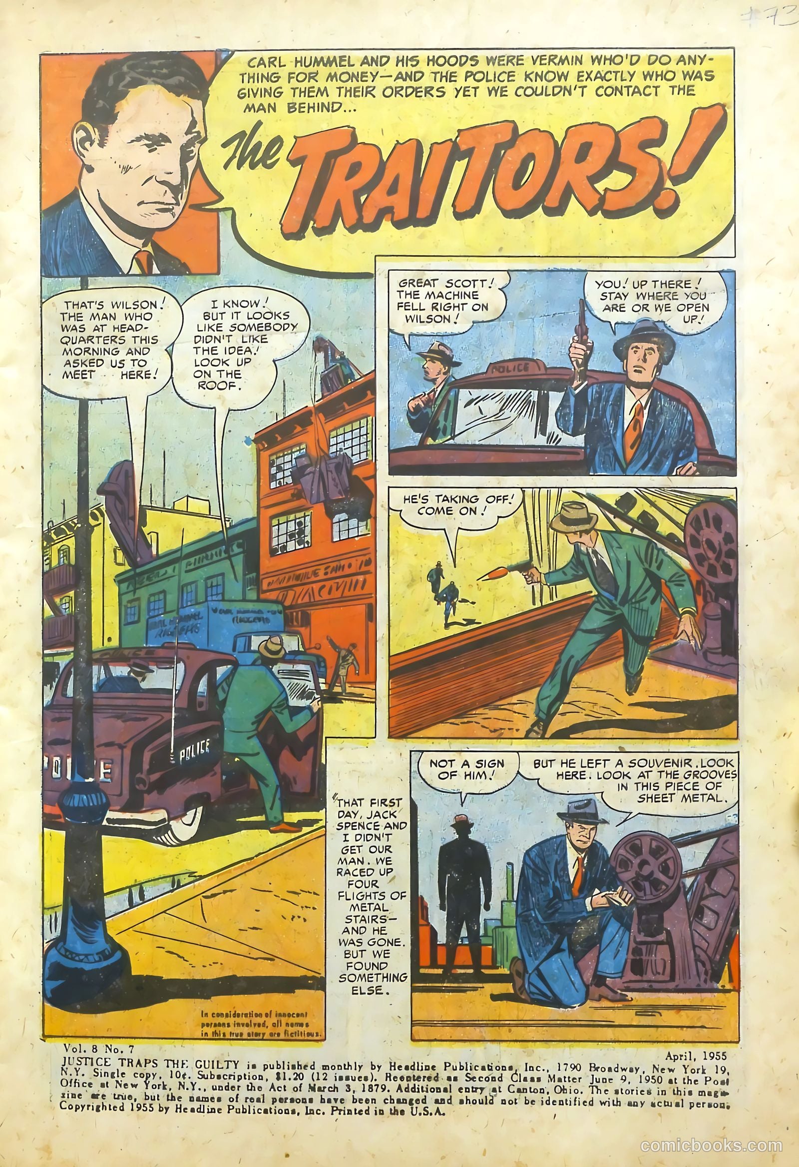 Justice Traps the Guilty #73 — page 5 of 38