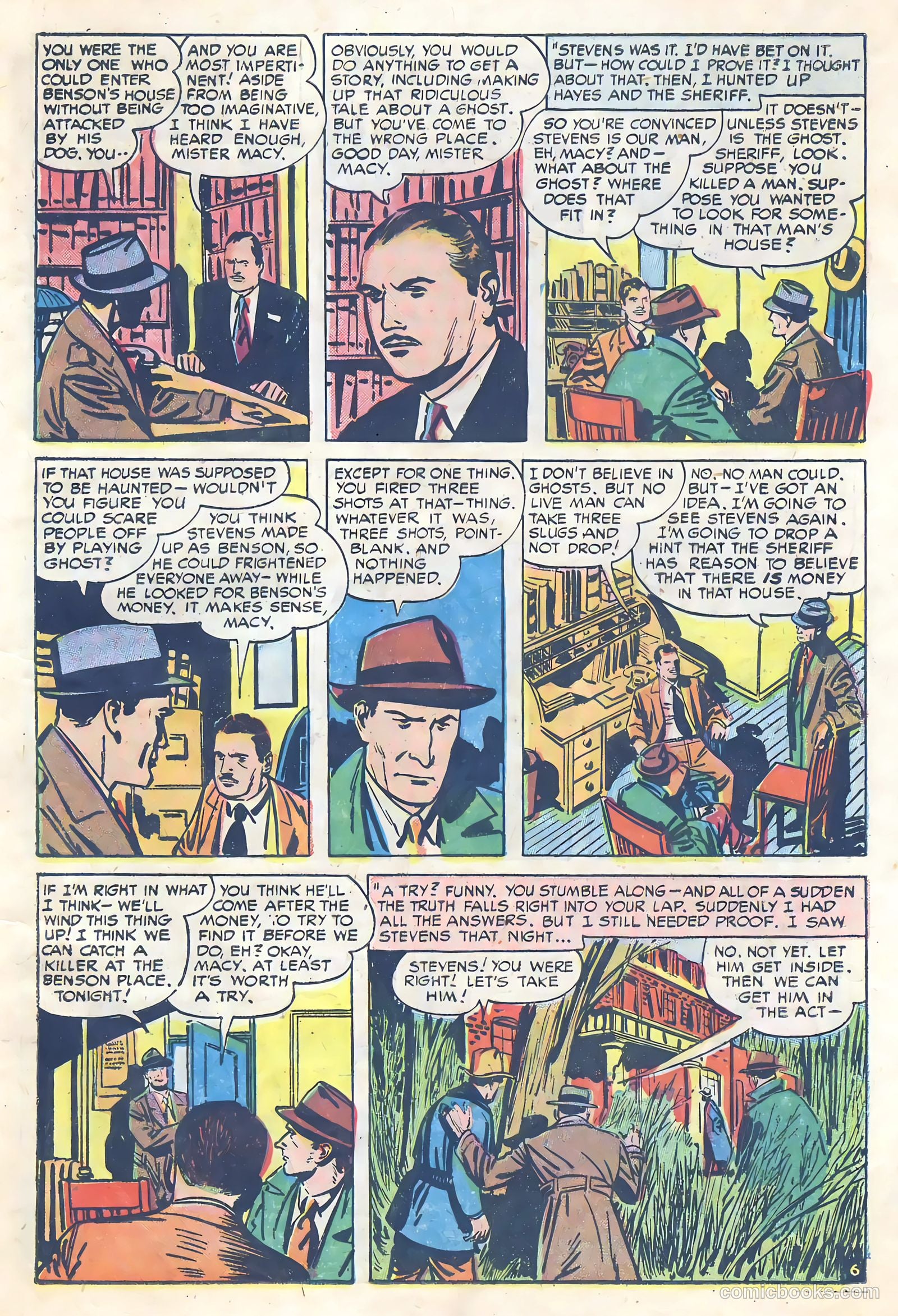 Justice Traps the Guilty #80 — page 9 of 36