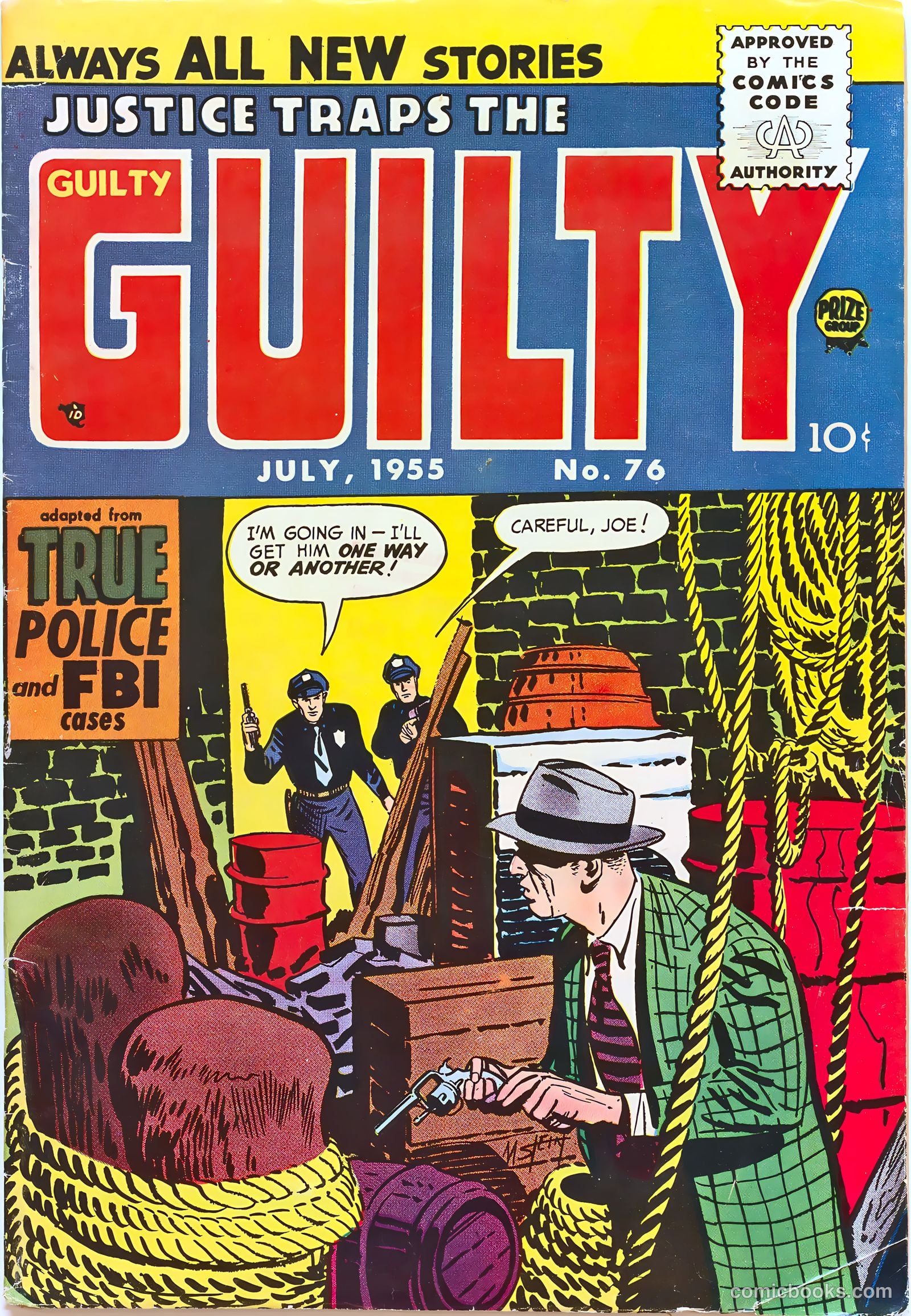 Justice Traps the Guilty #76 — page 1 of 37
