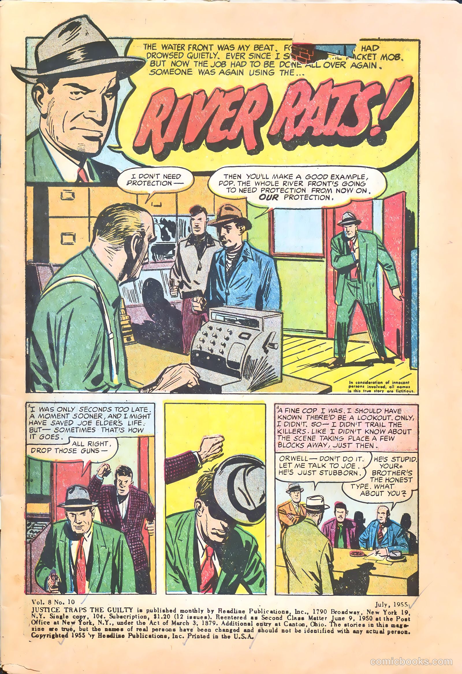 Justice Traps the Guilty #76 — page 3 of 37
