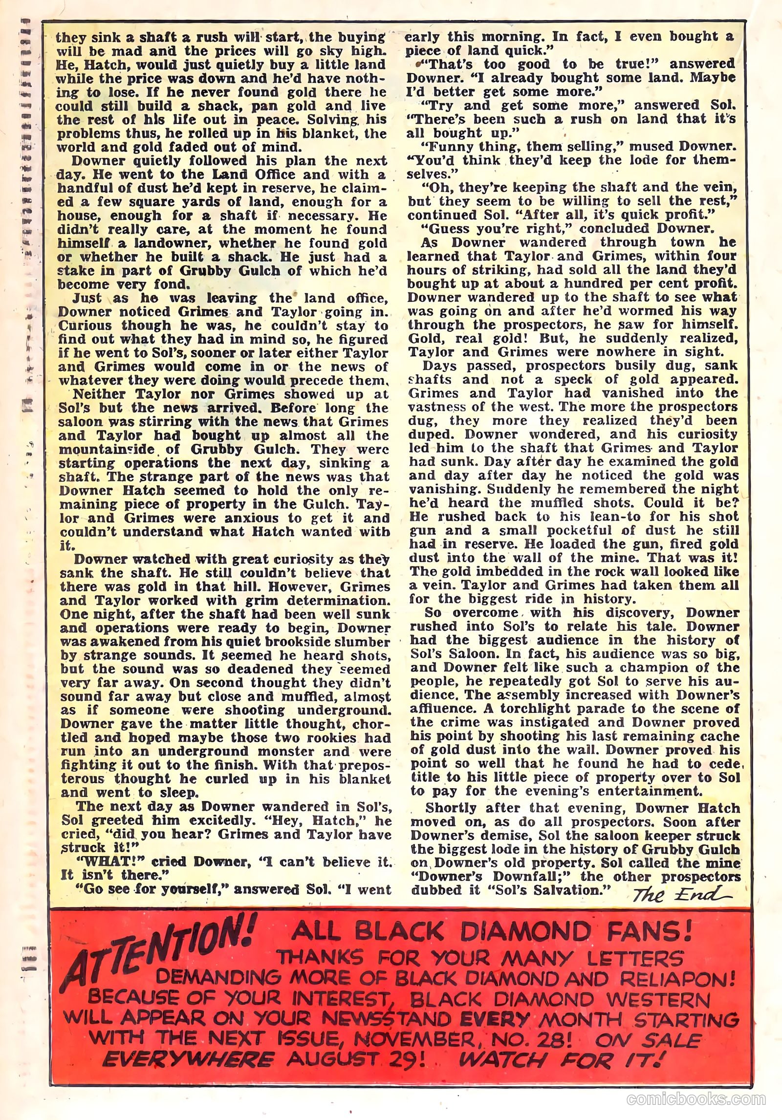 Black Diamond Western #27 — page 30 of 53