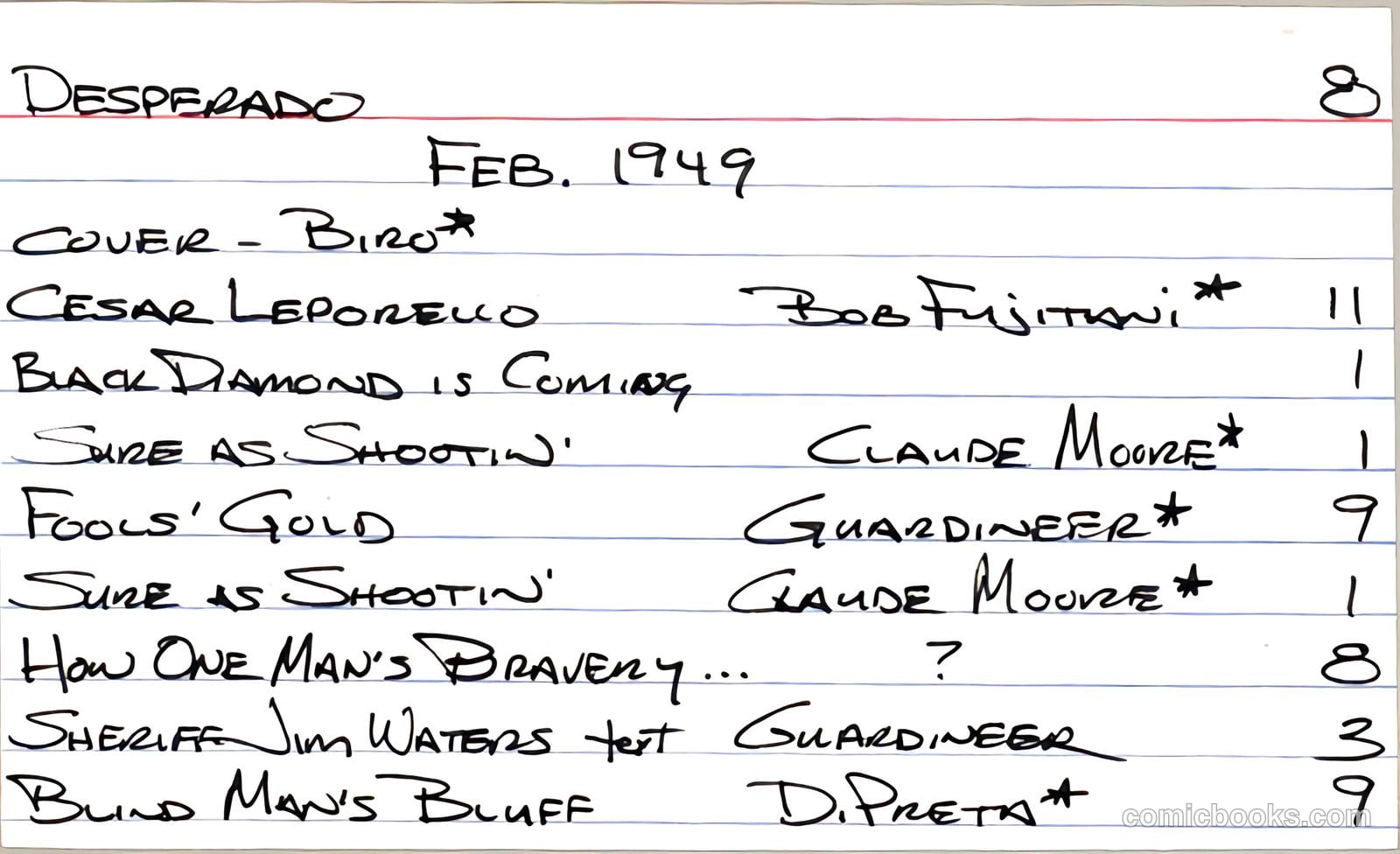 Desperado #8 — page 52 of 52