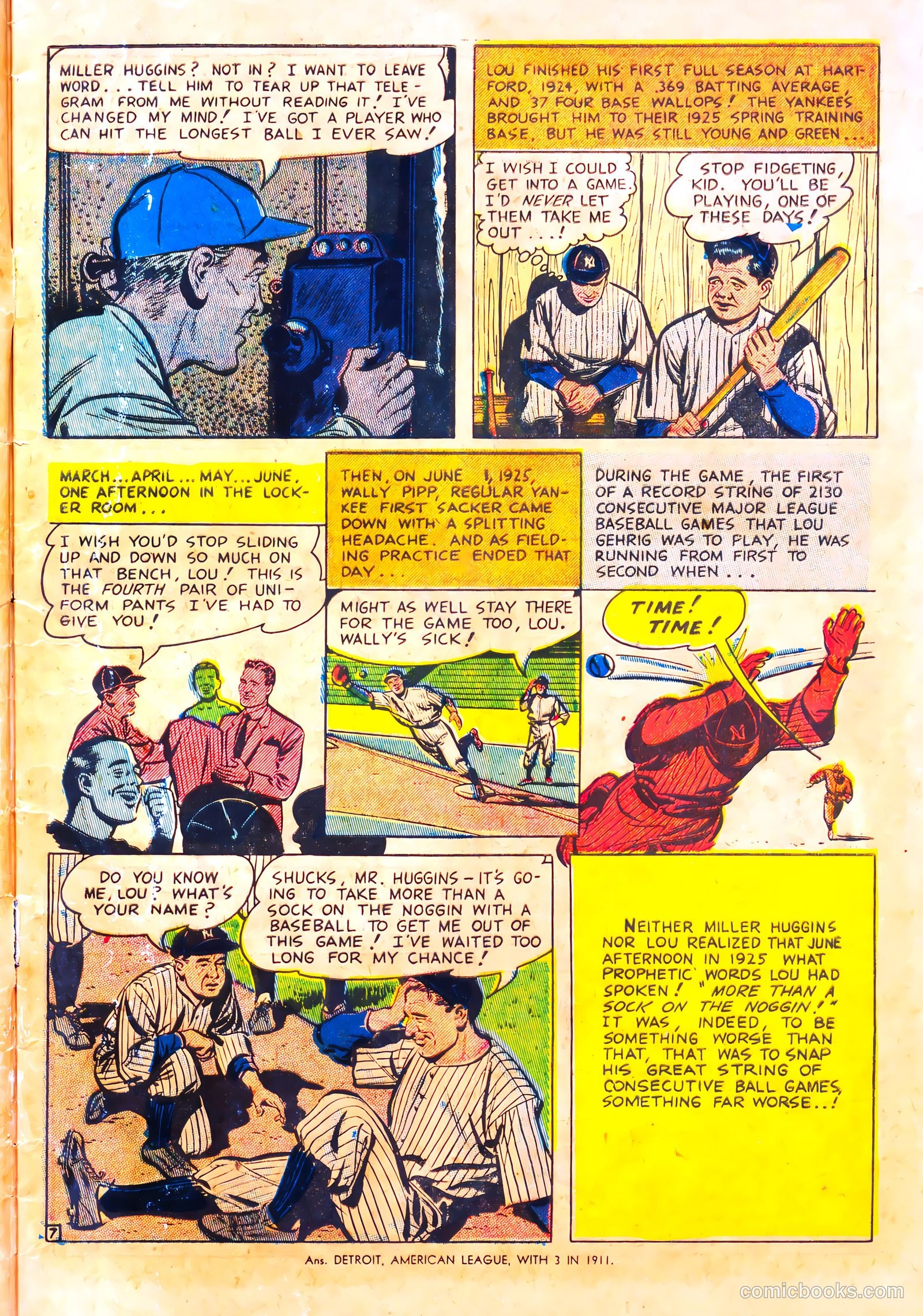 Pride of the Yankees #nn — page 9 of 36