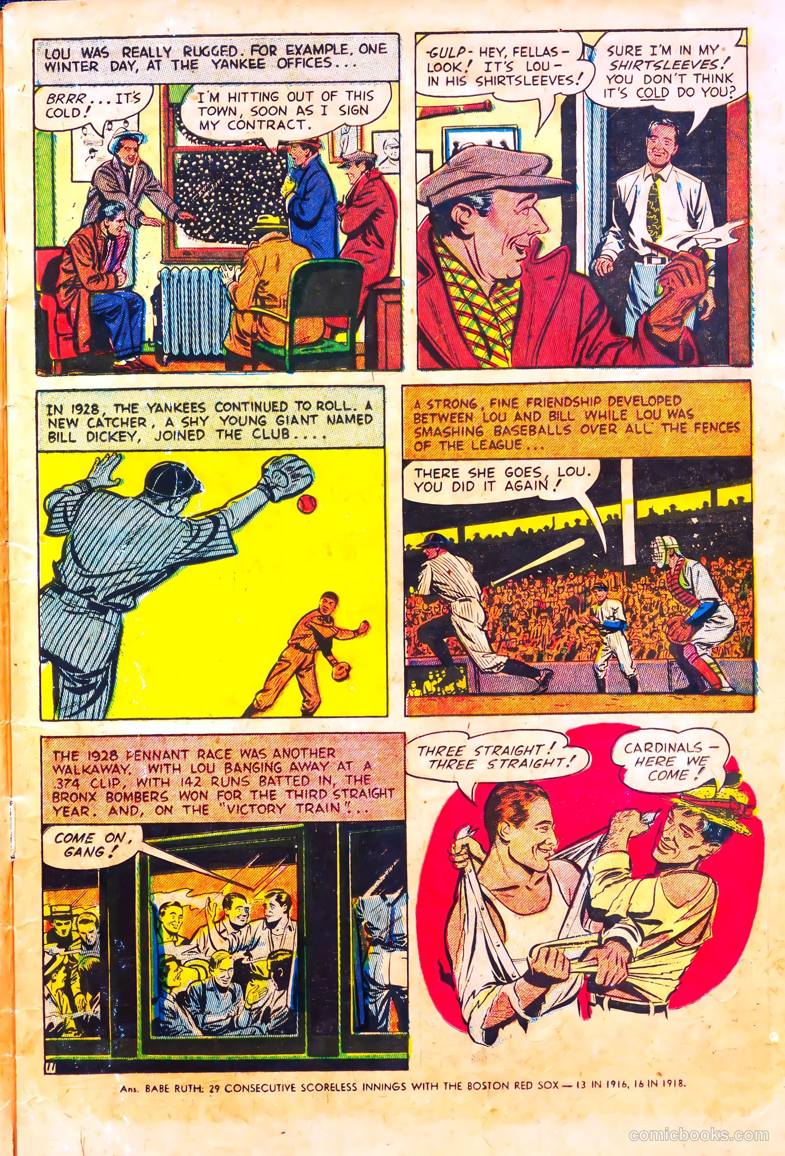 Pride of the Yankees #nn — page 13 of 36