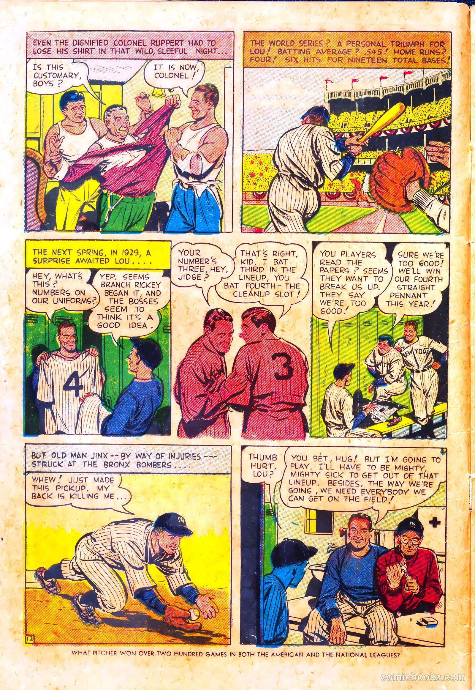 Pride of the Yankees #nn — page 14 of 36