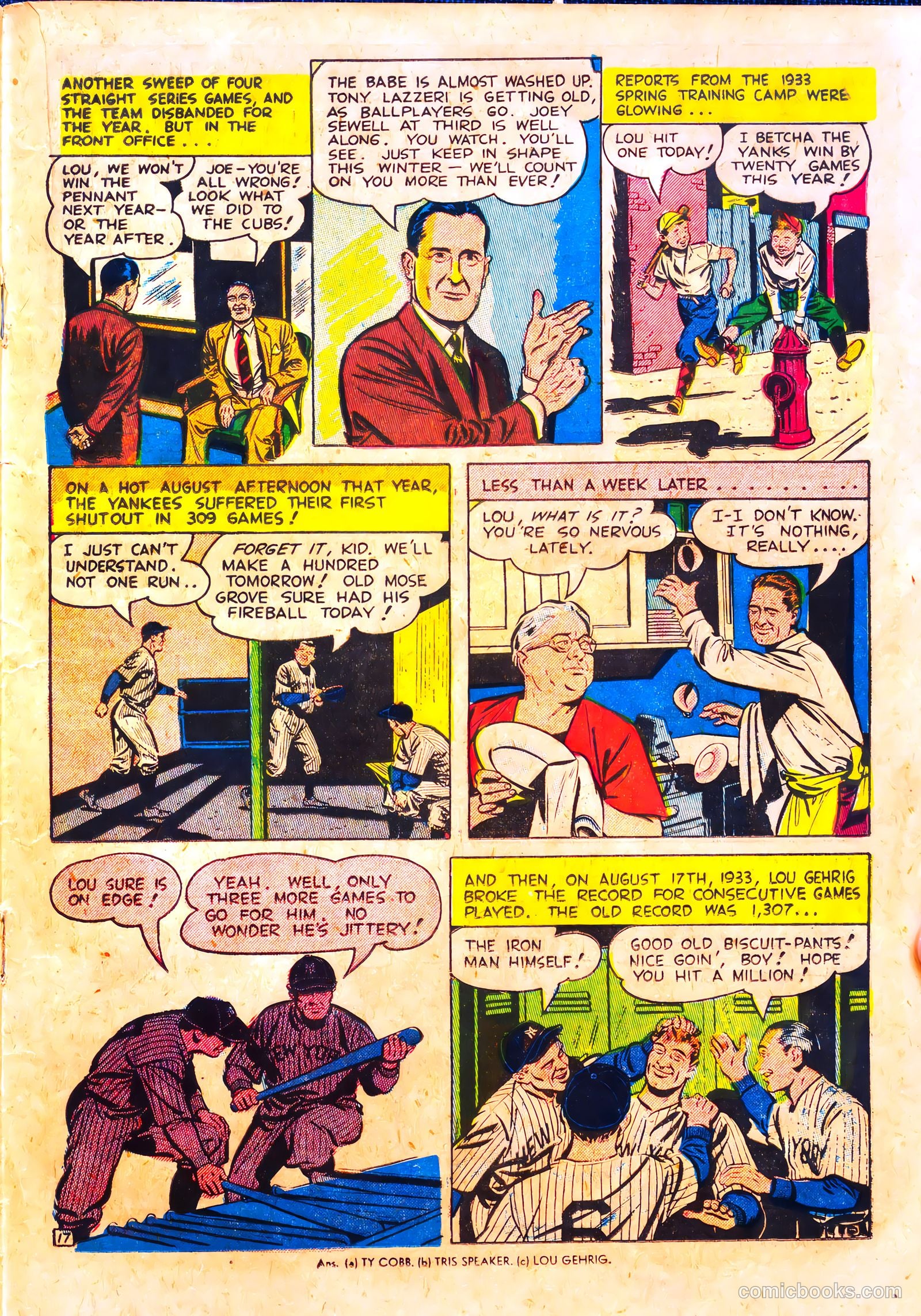 Pride of the Yankees #nn — page 19 of 36