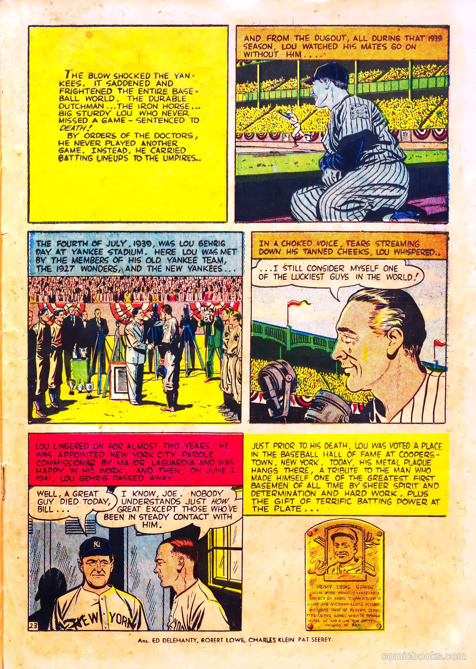 Pride of the Yankees #nn — page 25 of 36