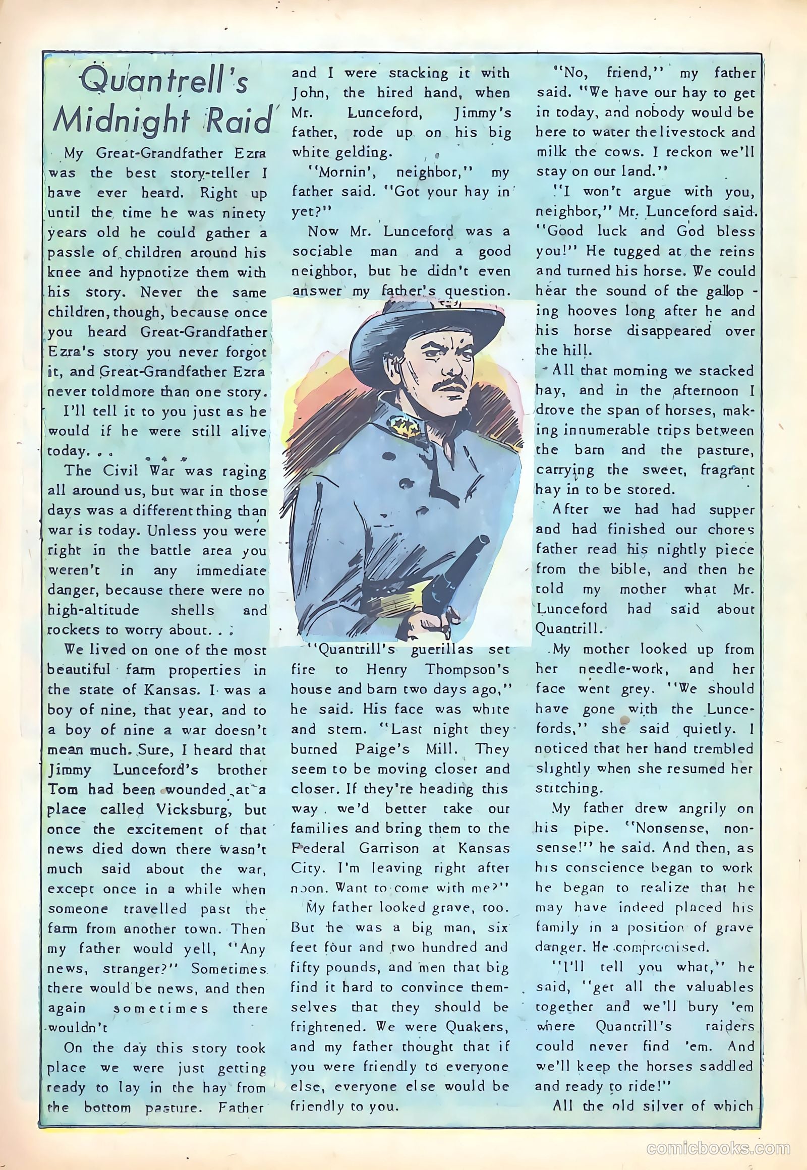 Red Mountain Featuring Quantrell's Raiders #nn — page 18 of 36