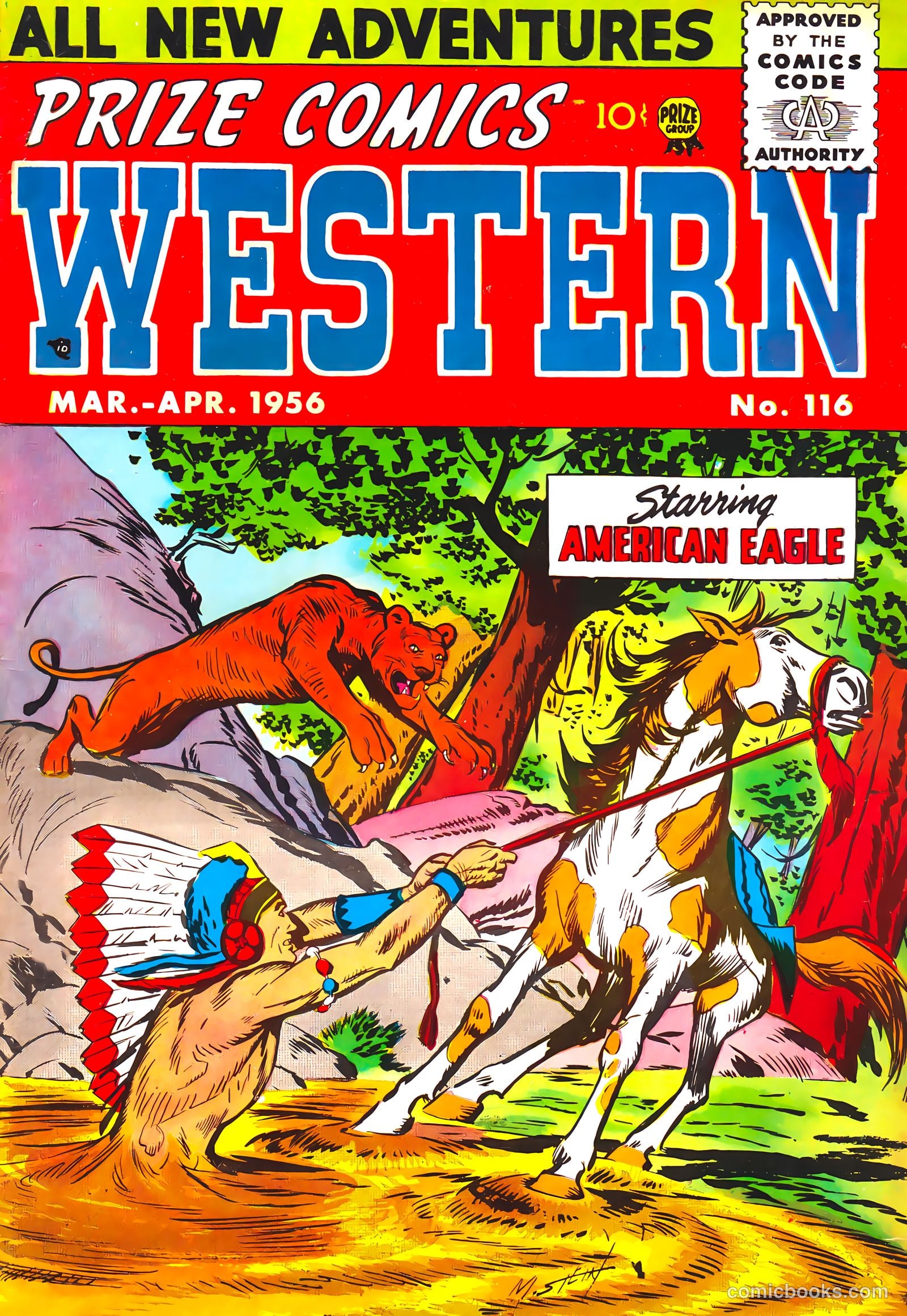Prize Comics Western #116 — page 1 of 36