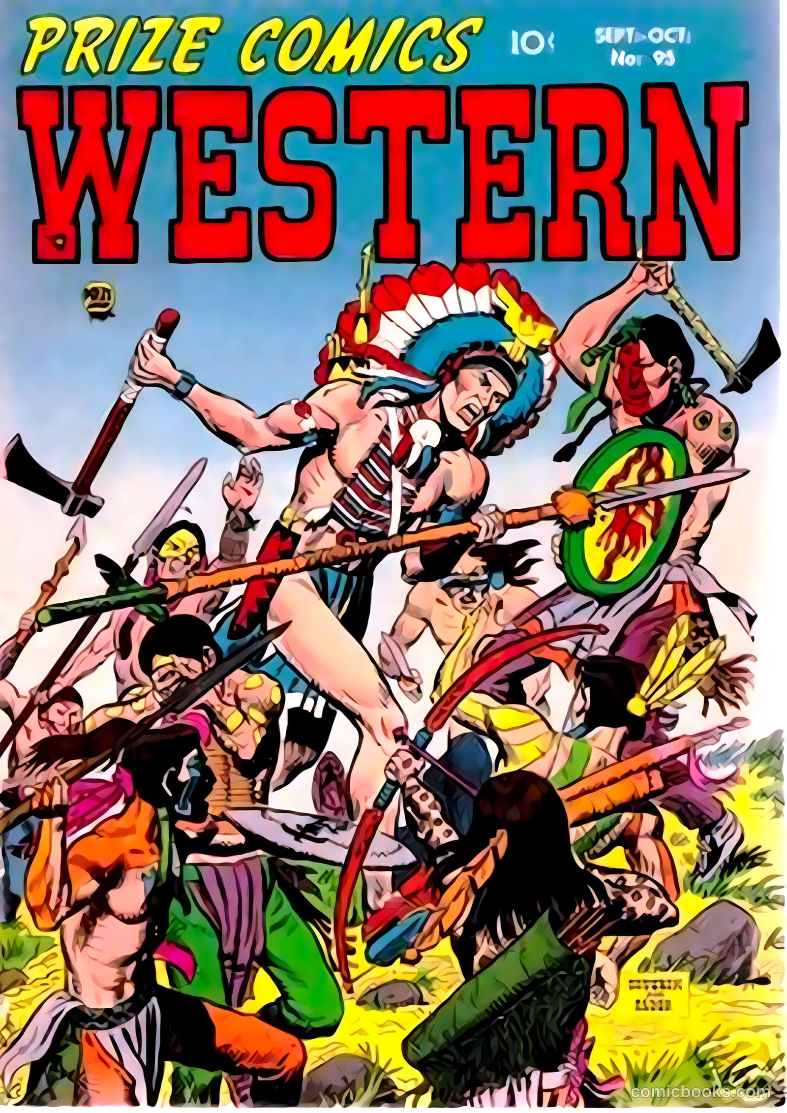 Prize Comics Western #95 — page 2 of 38