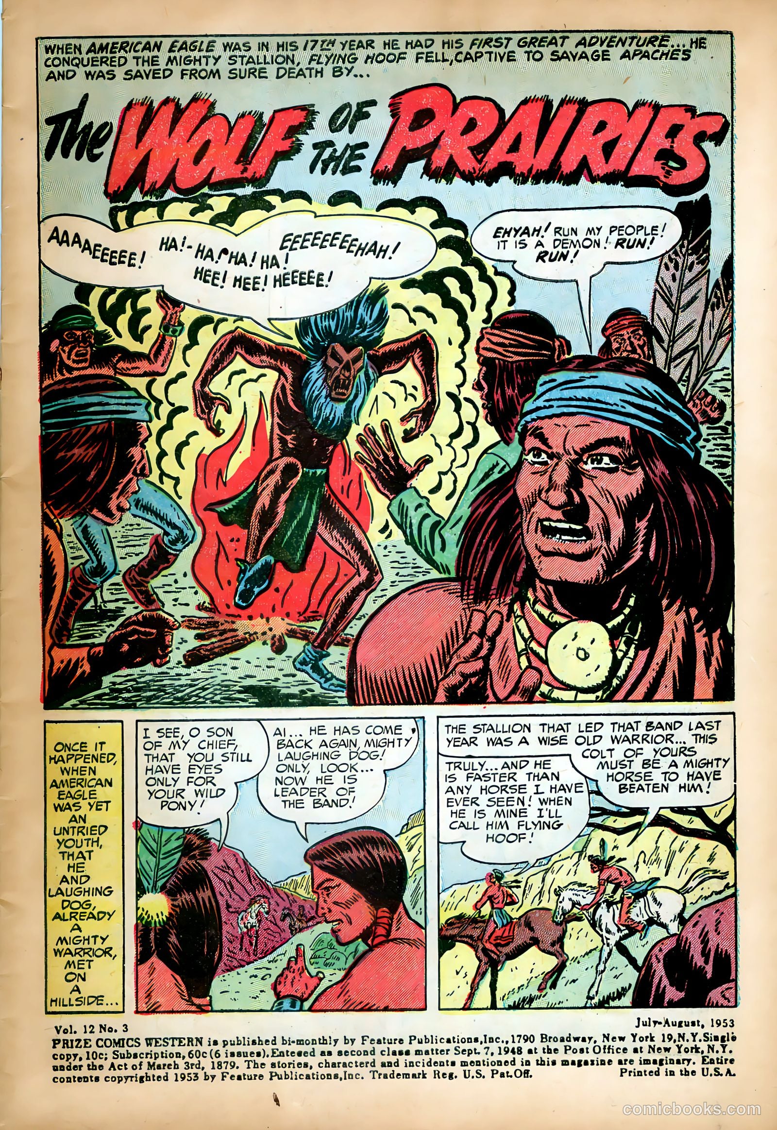 Prize Comics Western #100 — page 3 of 36