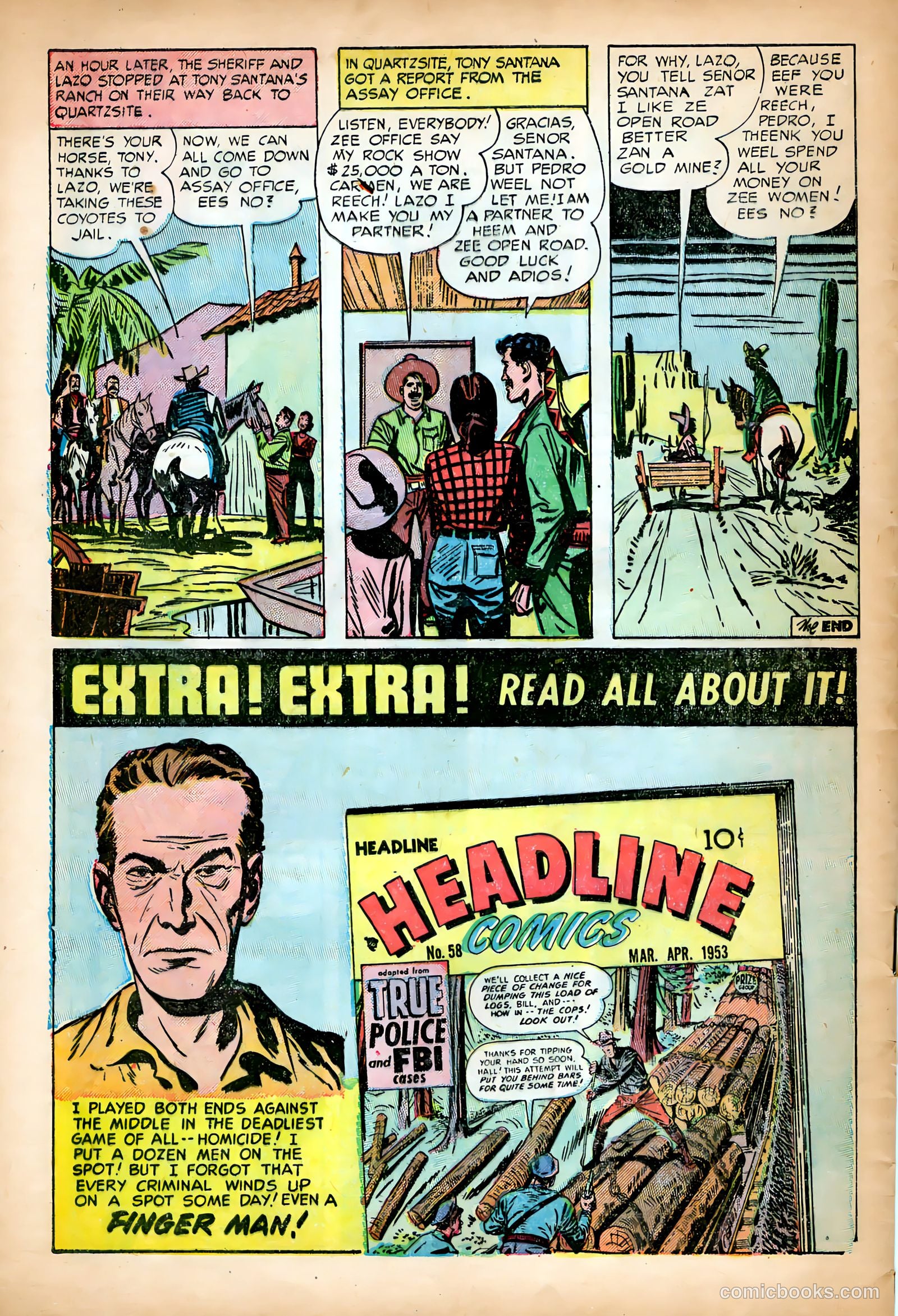 Prize Comics Western #100 — page 32 of 36