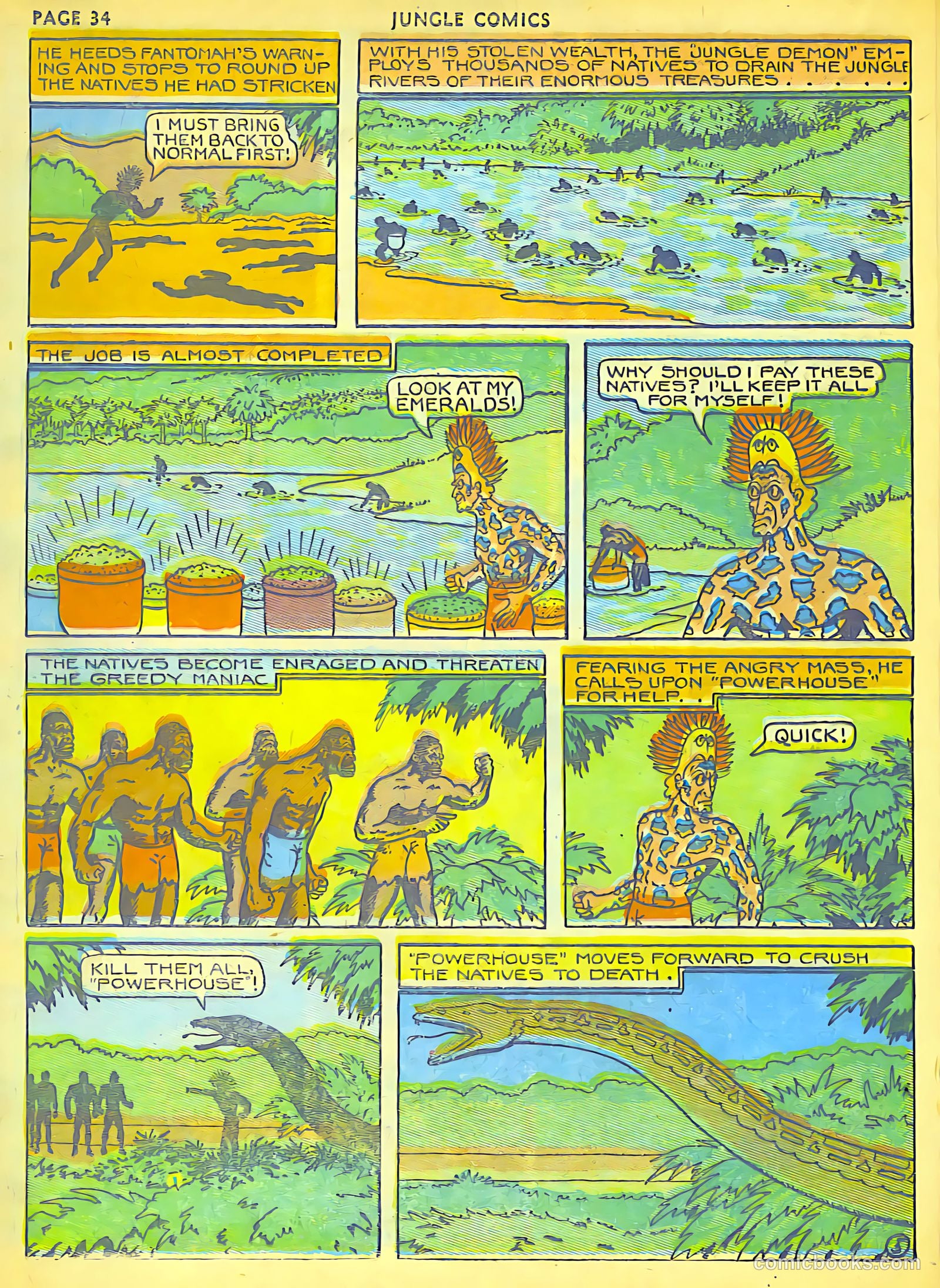 fletcher hanks fantomah part #1 — page 34 of 99