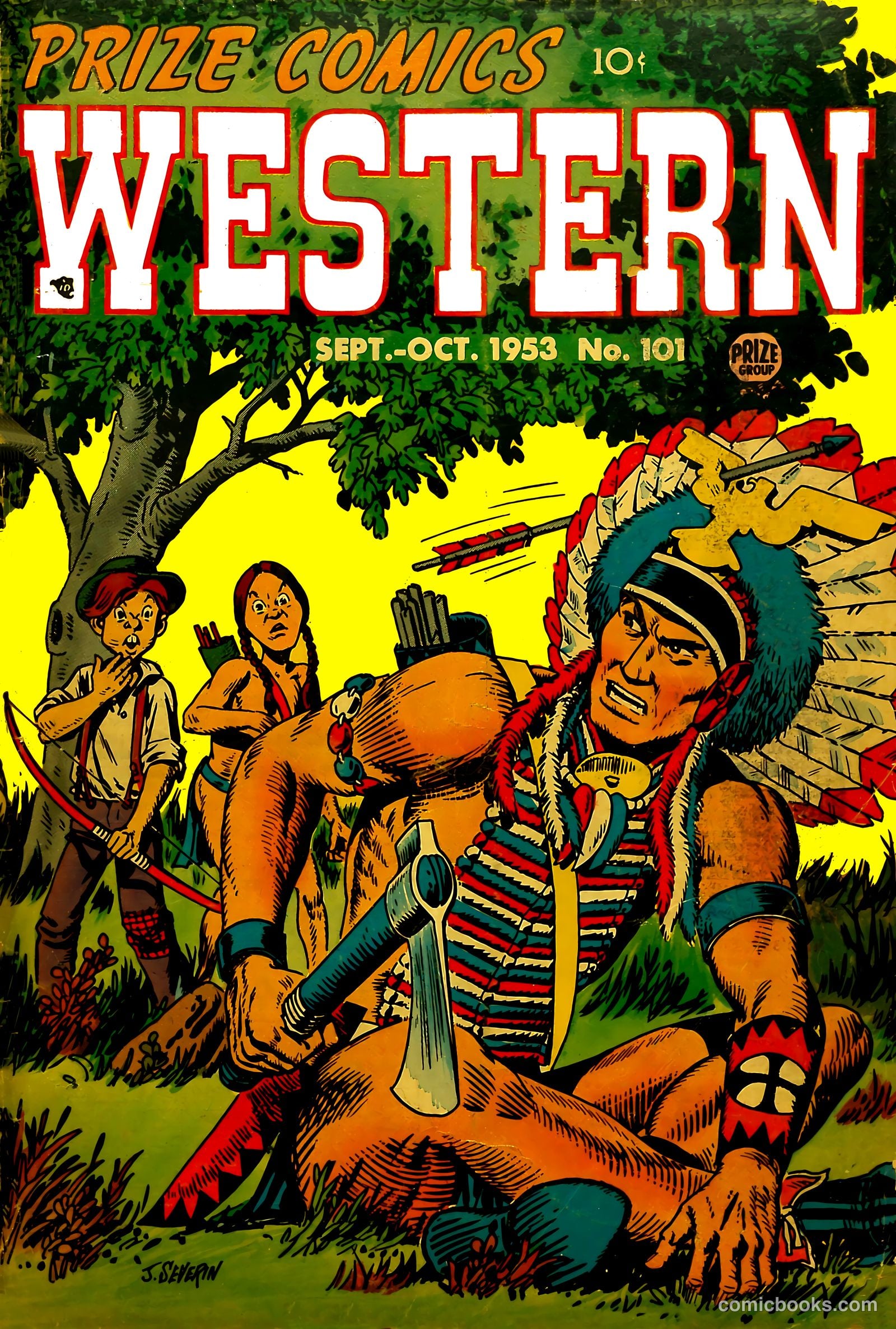 Prize Comics Western #101 — page 1 of 36