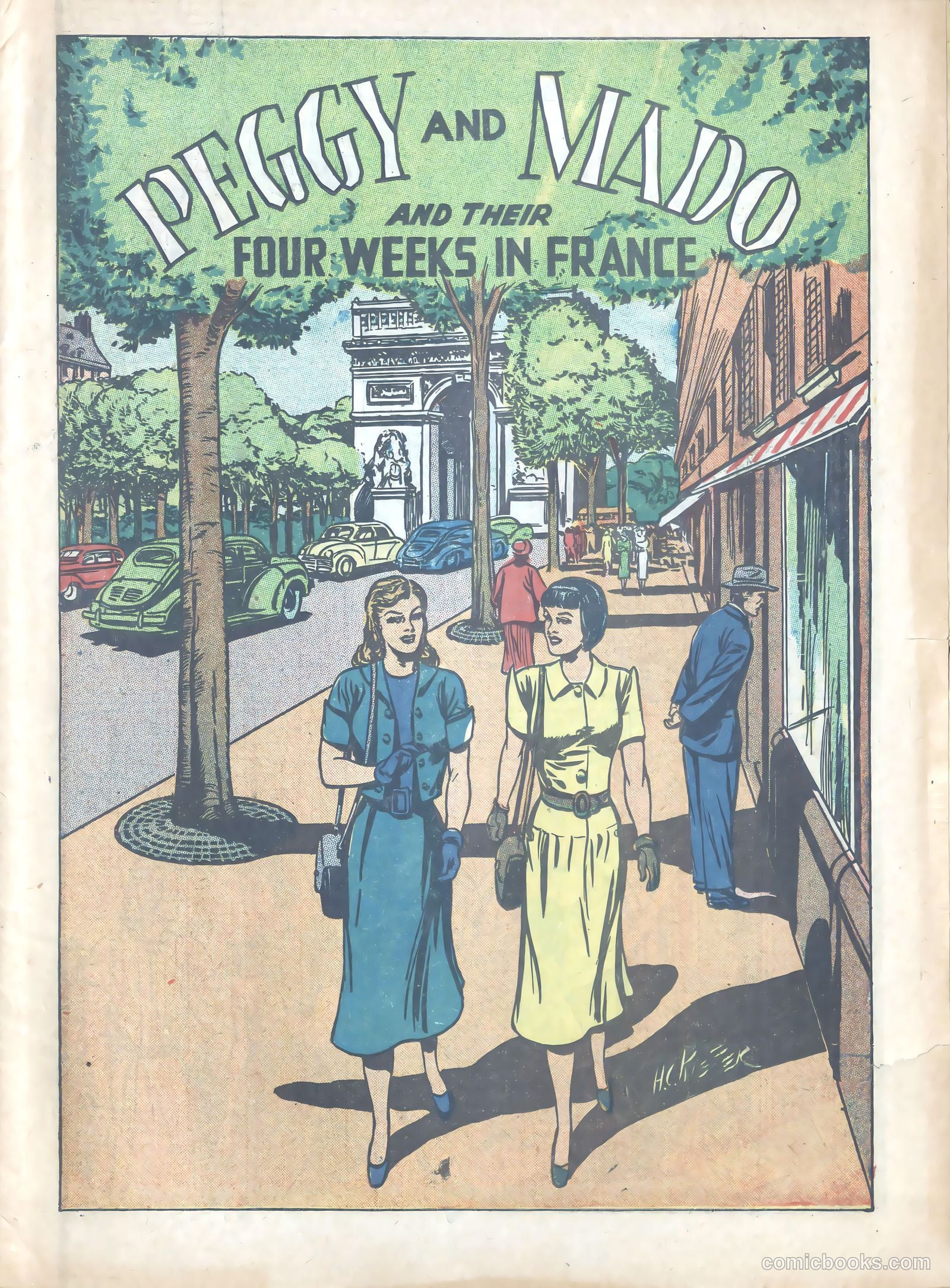 Peggy and Mado and Their Four Weeks in France #nn — page 1 of 16