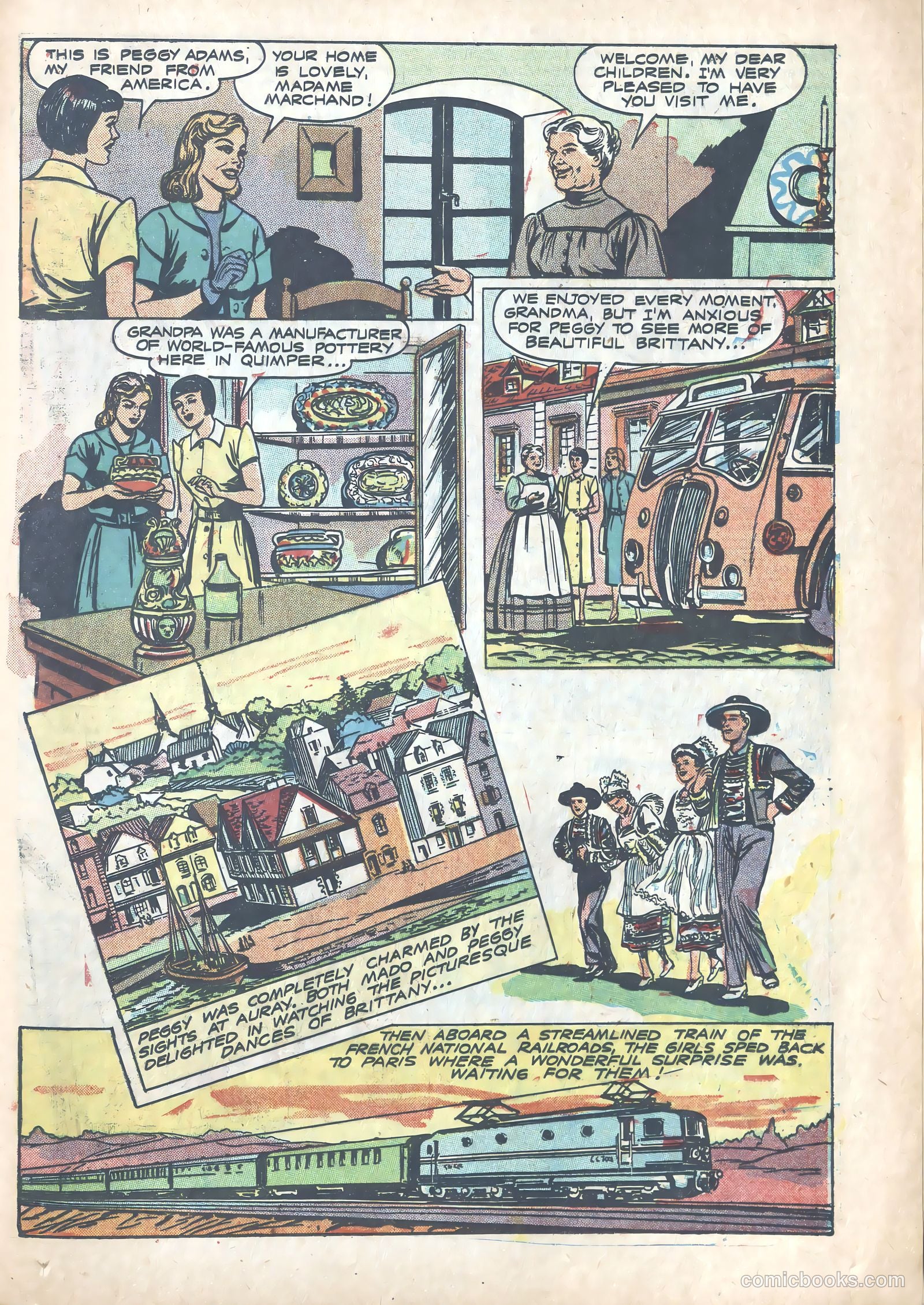 Peggy and Mado and Their Four Weeks in France #nn — page 7 of 16