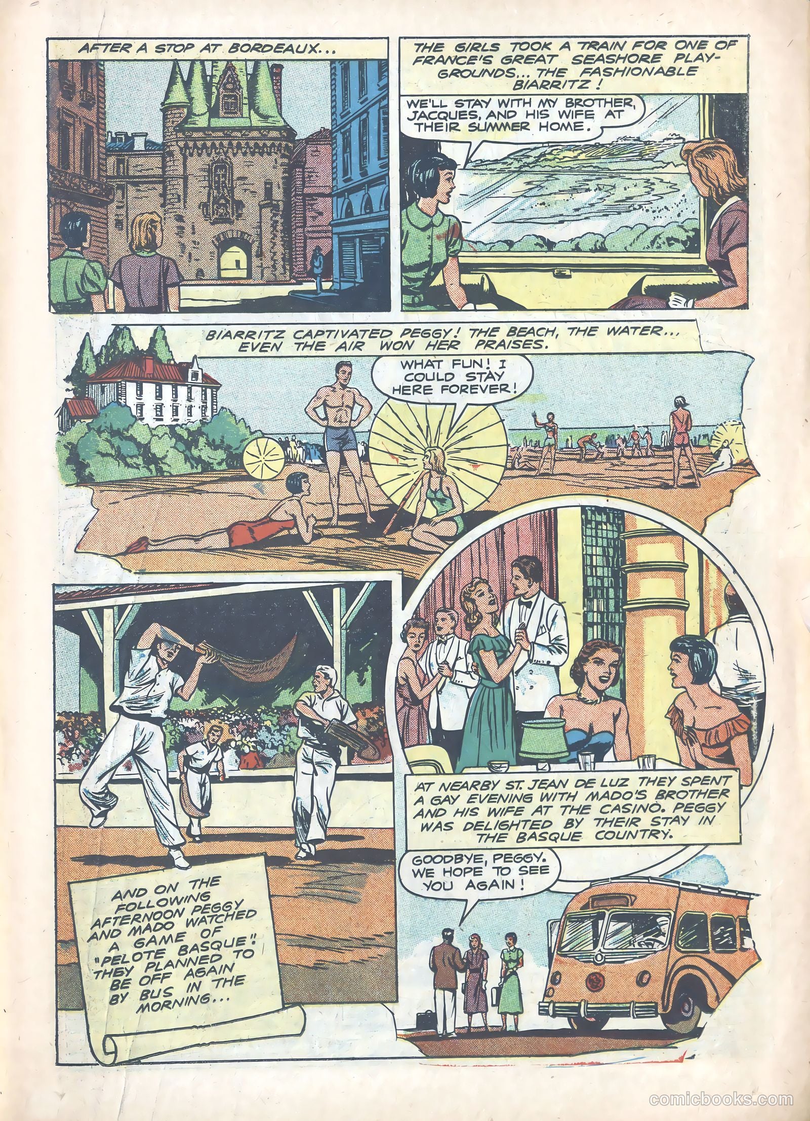 Peggy and Mado and Their Four Weeks in France #nn — page 9 of 16