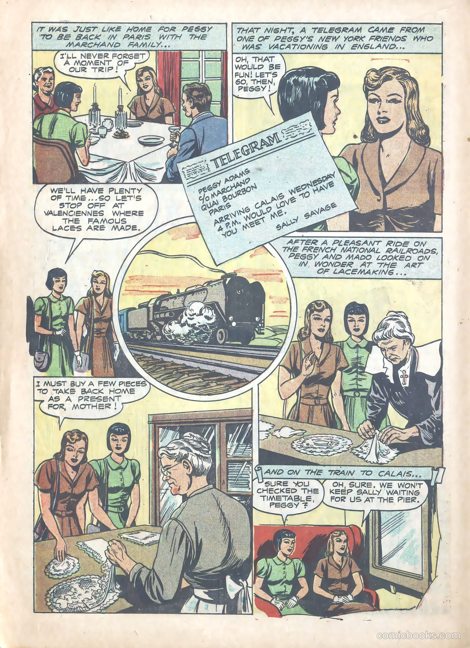 Peggy and Mado and Their Four Weeks in France #nn — page 12 of 16