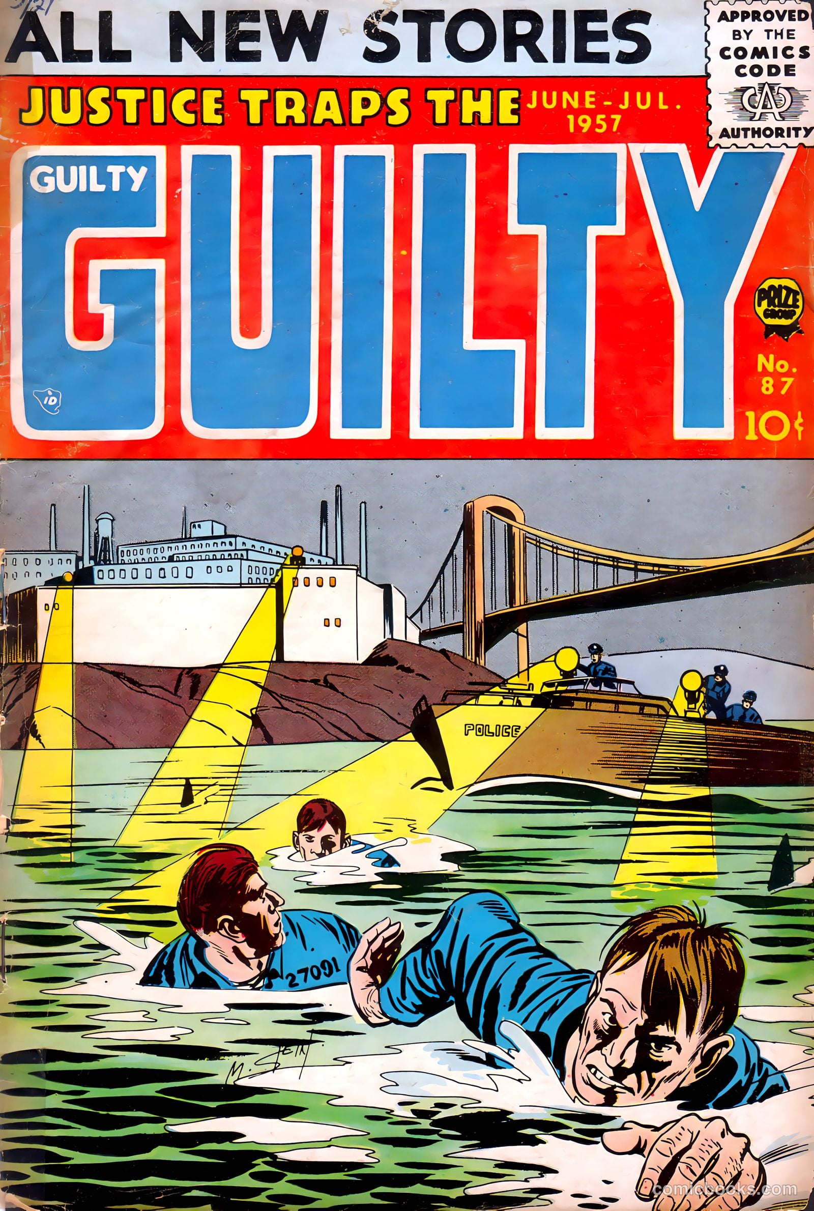 Justice Traps the Guilty #87 — page 1 of 36