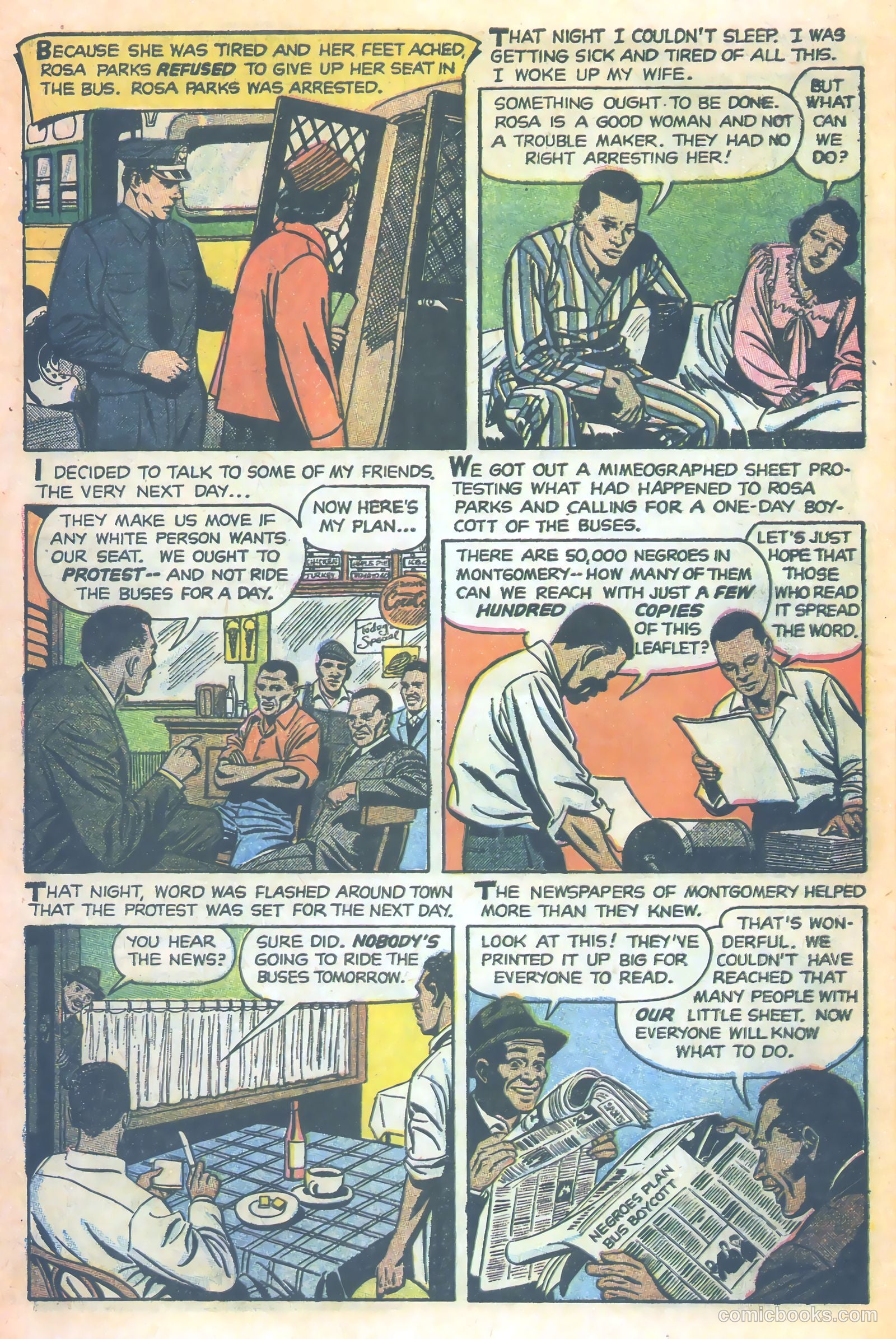 Martin Luther King and the Montgomery Story #nn — page 4 of 17