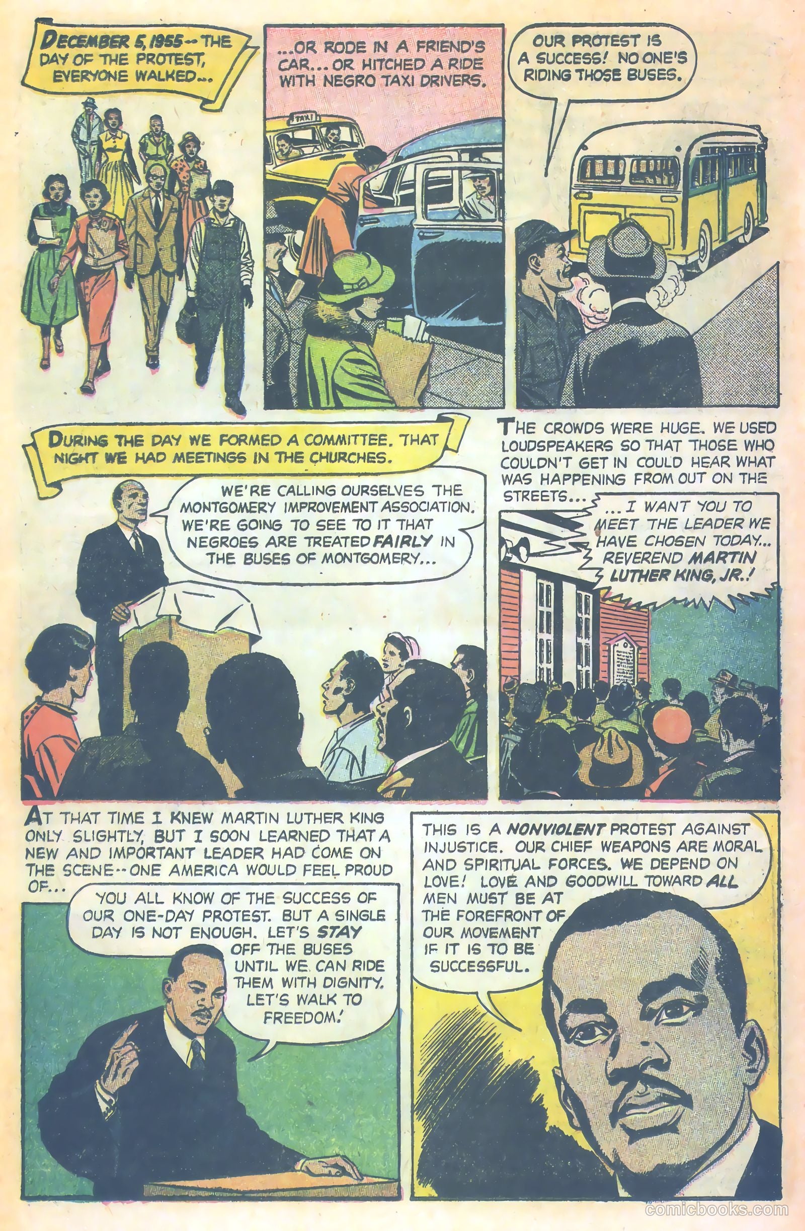 Martin Luther King and the Montgomery Story #nn — page 5 of 17
