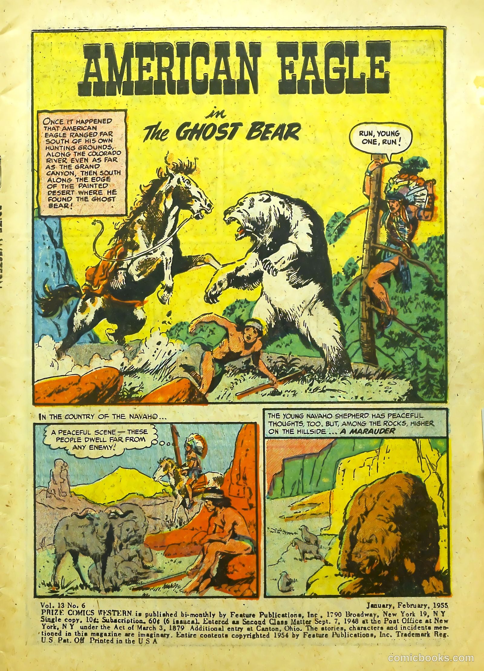 Prize Comics Western #109 — page 3 of 37