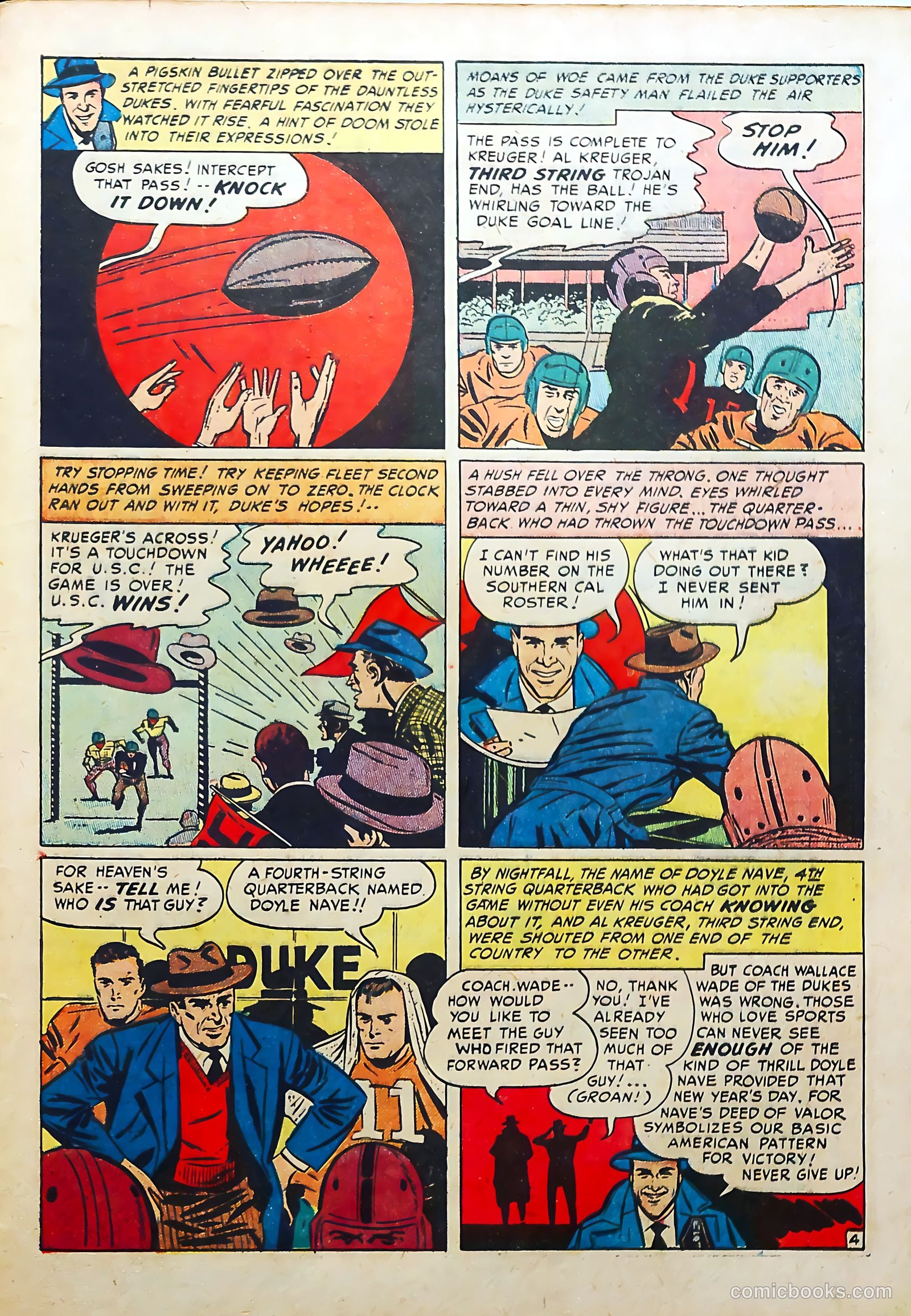 Bill Stern's Sports Book #10 — page 33 of 37