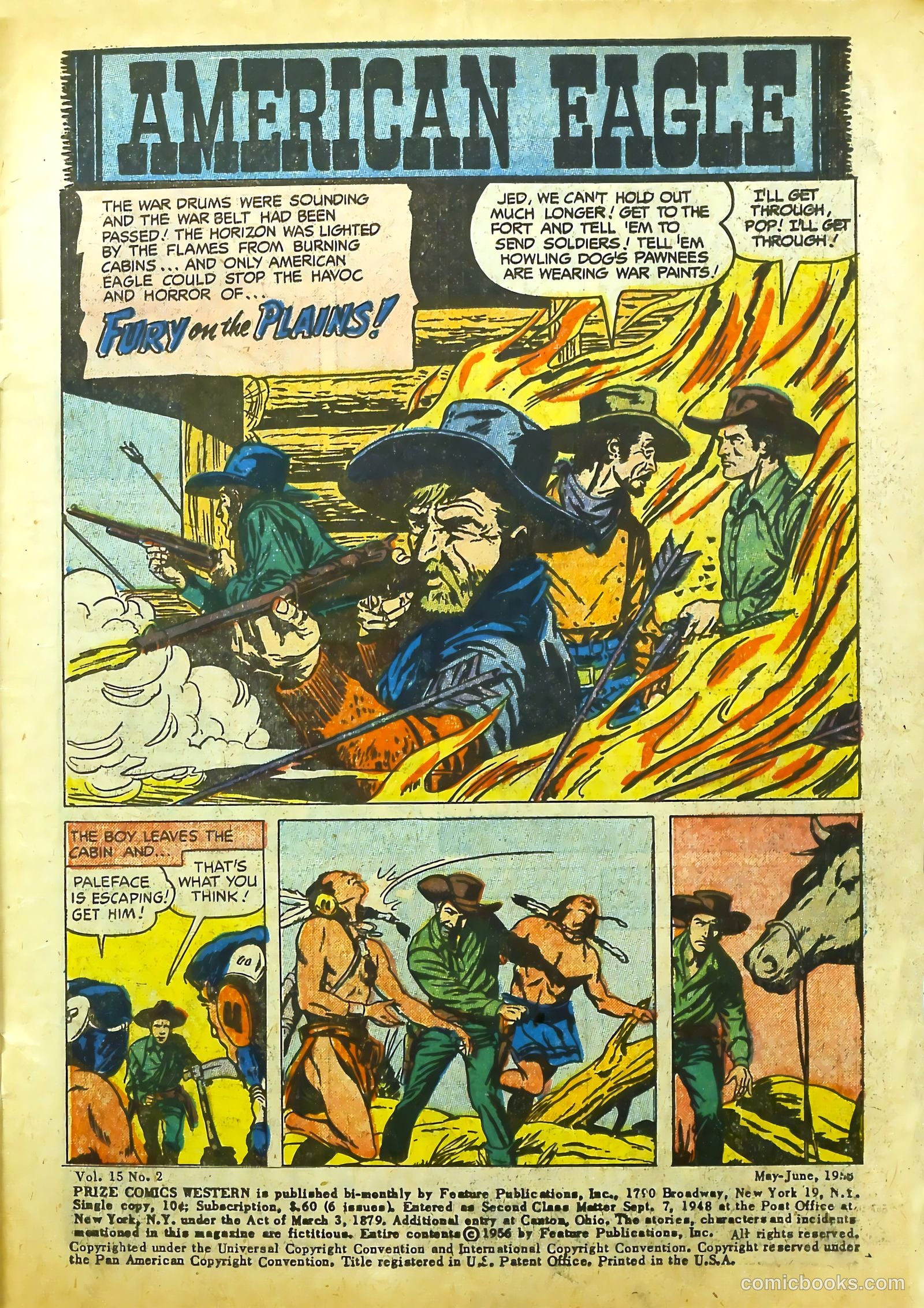 Prize Comics Western #117 — page 3 of 37